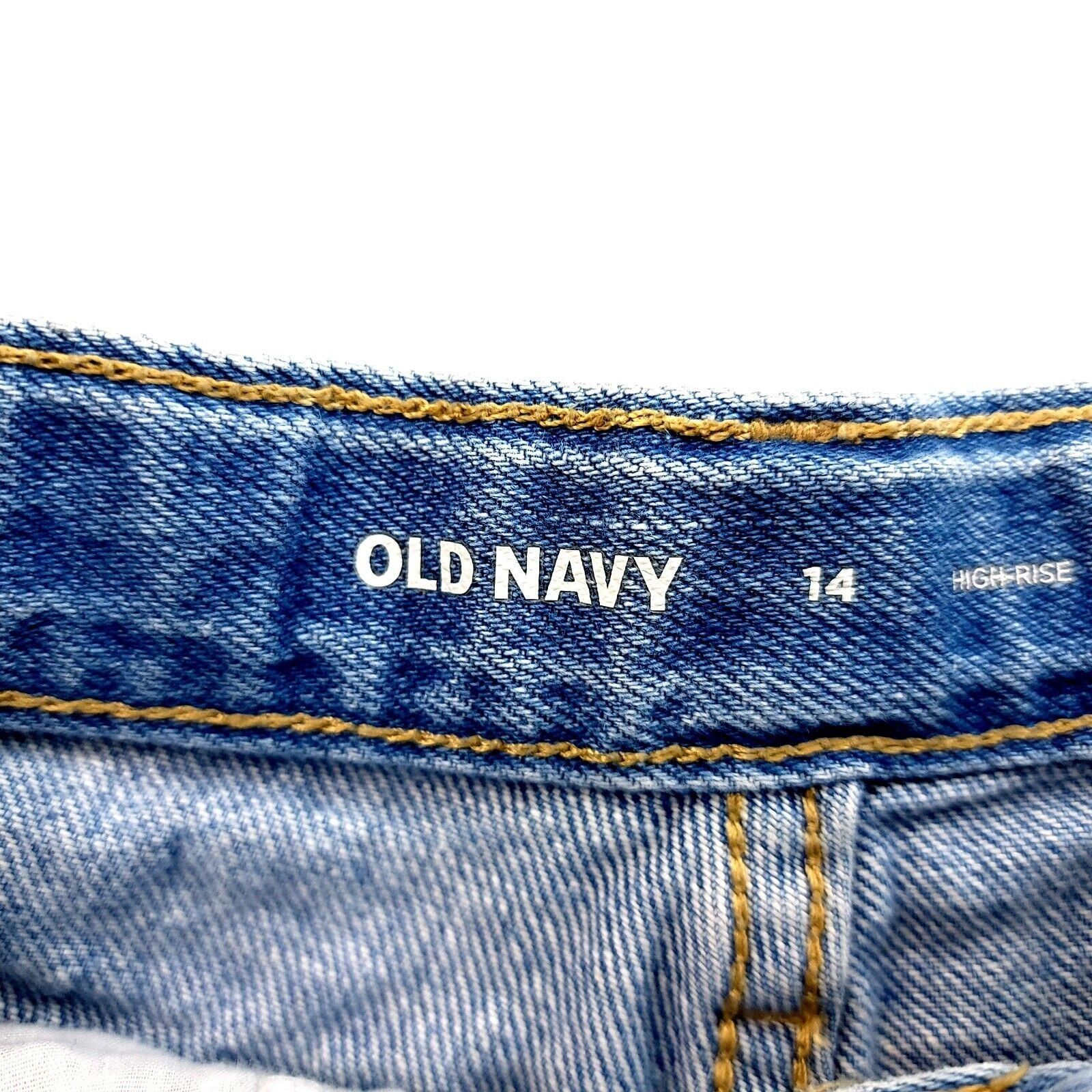 Old Navy Old Navy Blue Denim Cut Off Jean Shorts High Rise Size 14 Gi Size 26" / US 2 / IT 38 - 5 Thumbnail