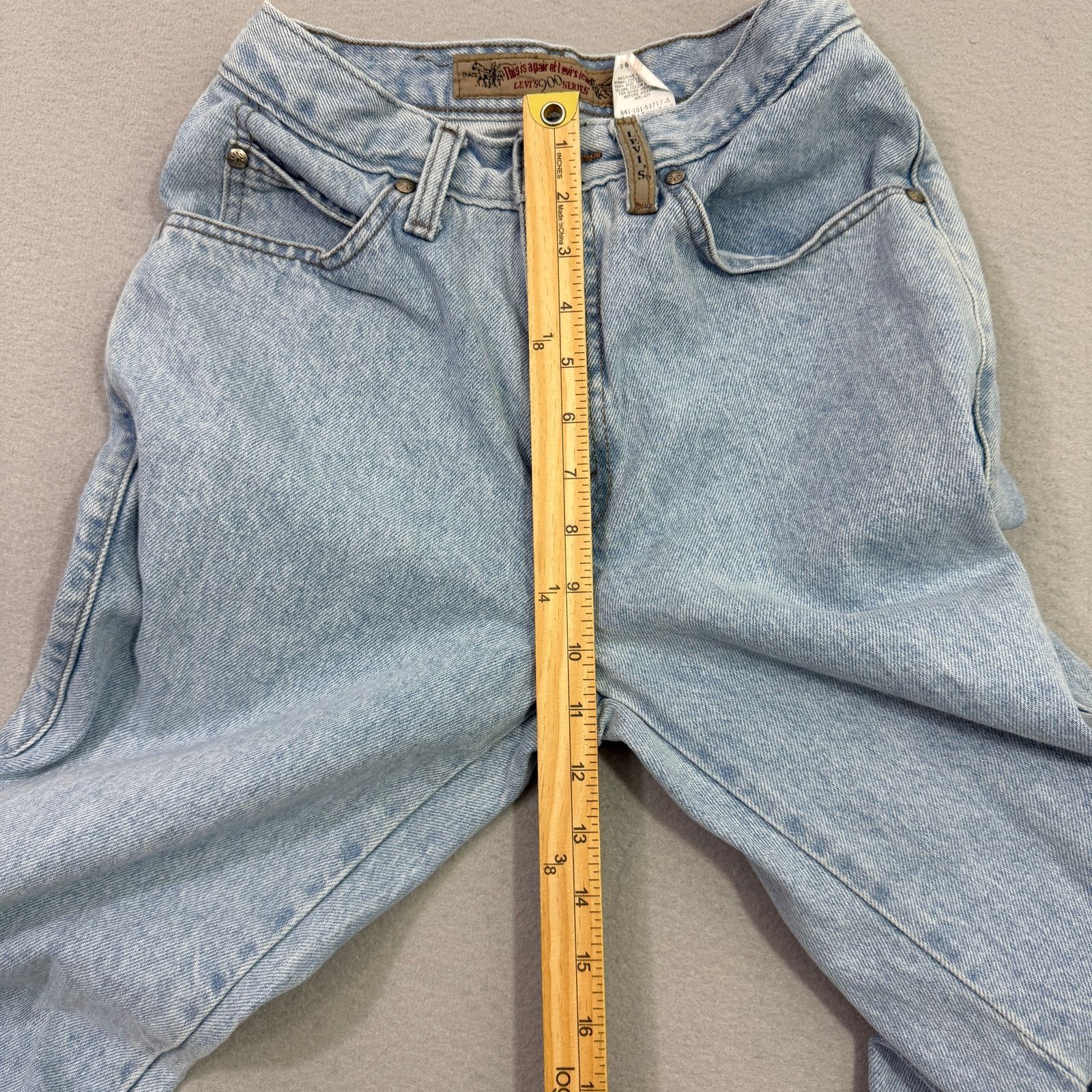 Vintage Vintage Levis 900 Jeans Women's 7 (26x31) Blue Mom High Rise Size 26" / US 2 / IT 38 - 12 Thumbnail
