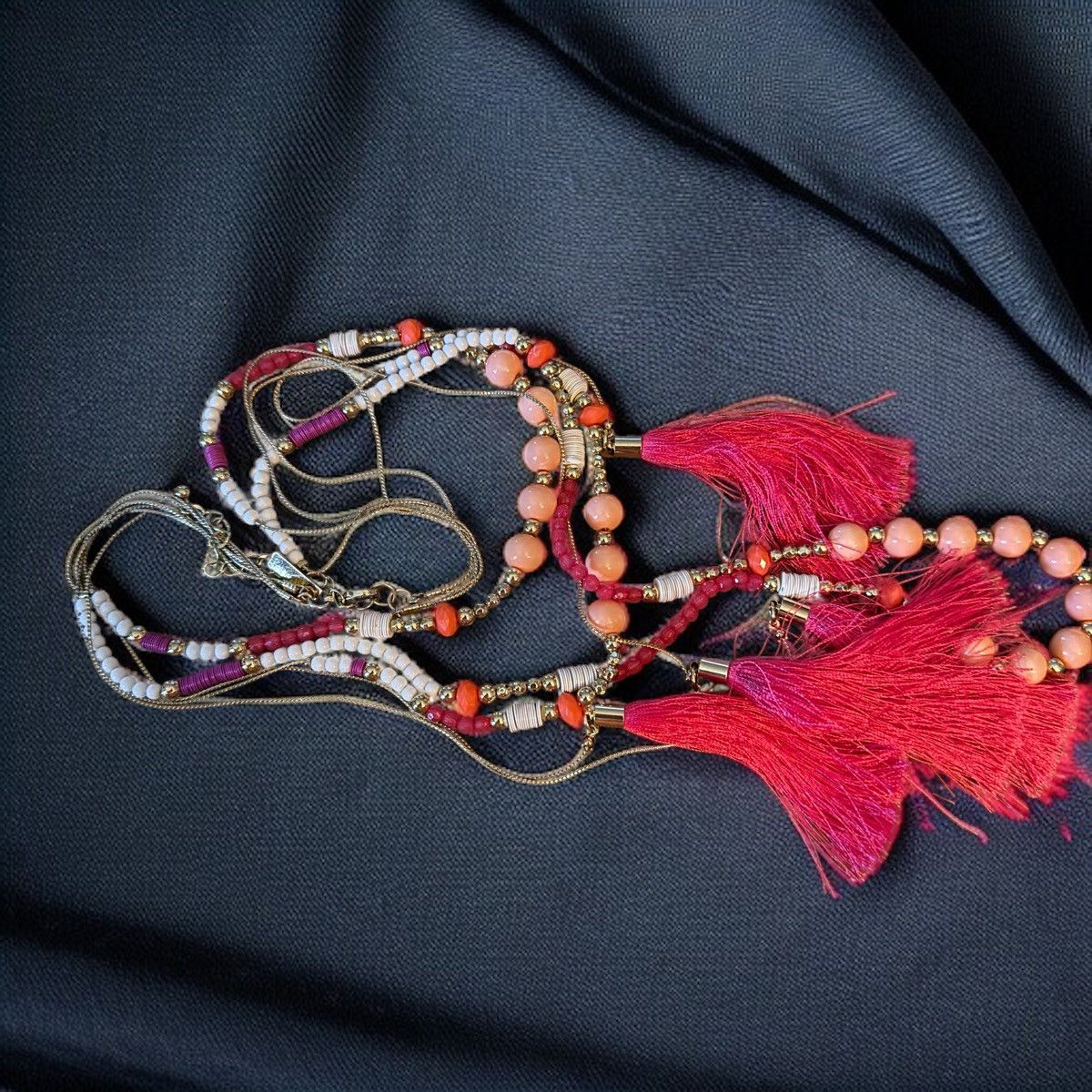 Other INC multi layered strand bead tassel necklace Size ONE SIZE - 2 Thumbnail