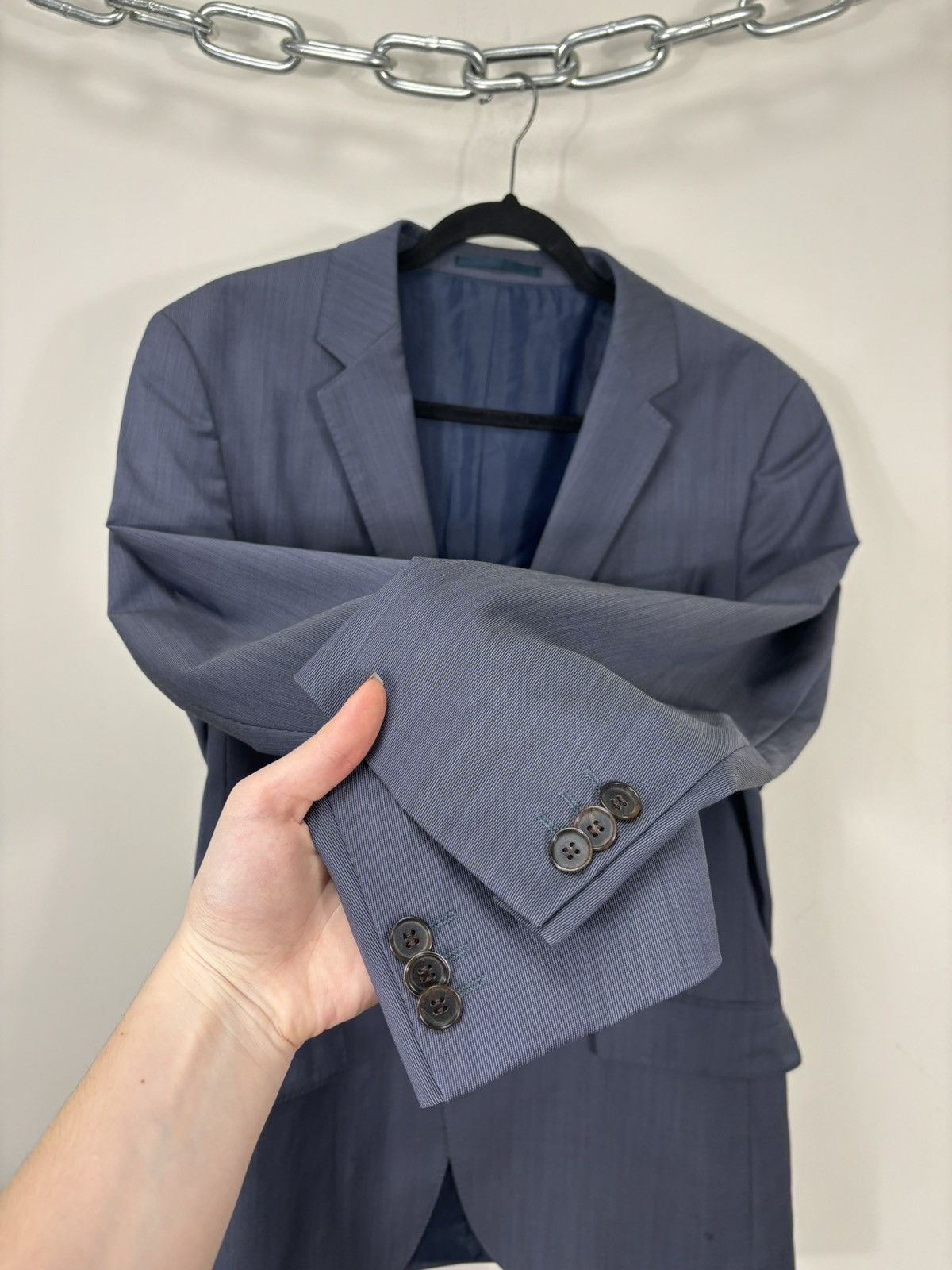 Hugo Boss Hugo Boss Men’s 2-Pieces Classic Formal Wool Suit Size 40R - 9 Thumbnail