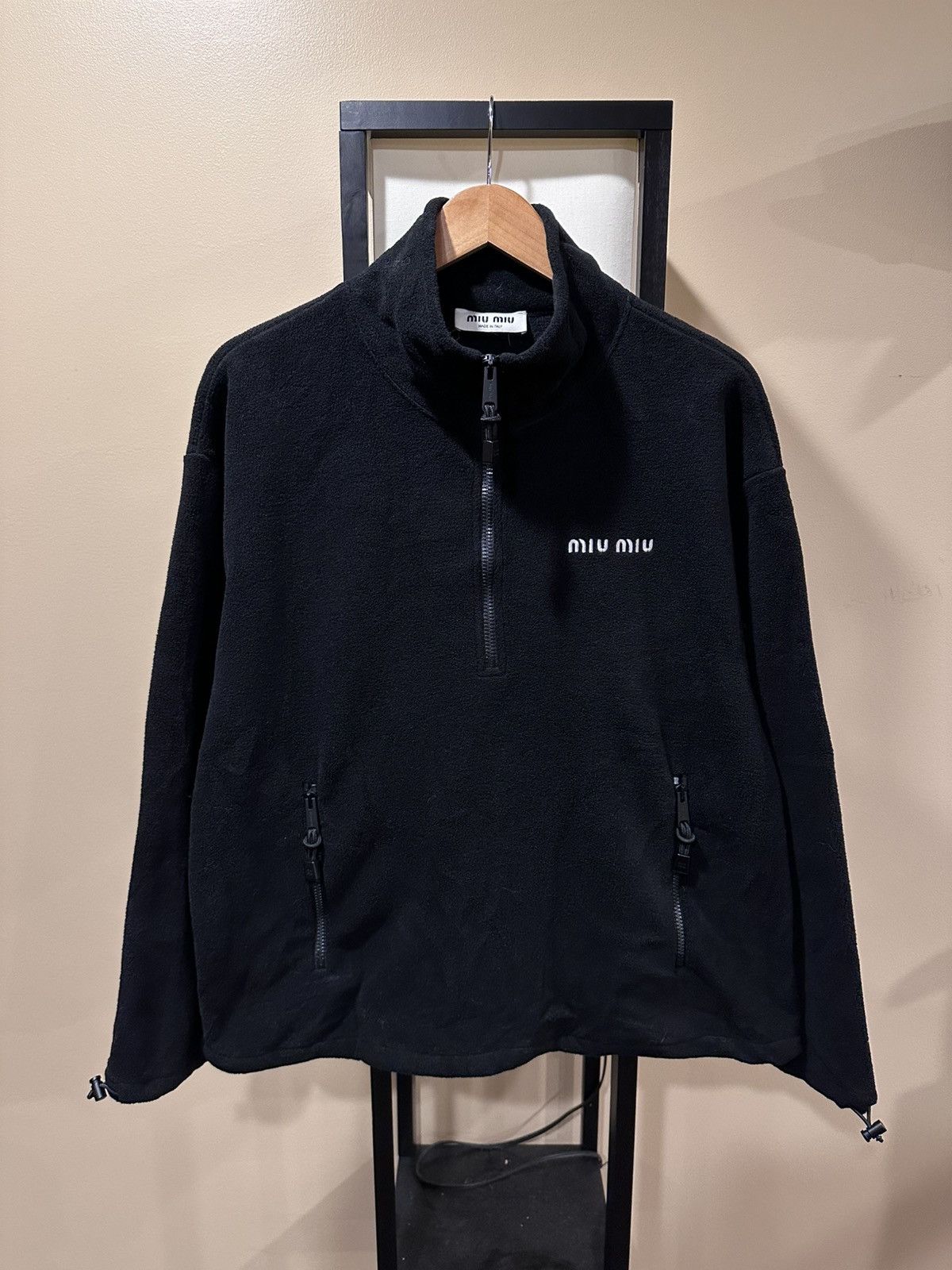 miumiuジャケット 日本未入荷◇miumiu ロゴ刺繍入り デニムジャケット (MiuMiu