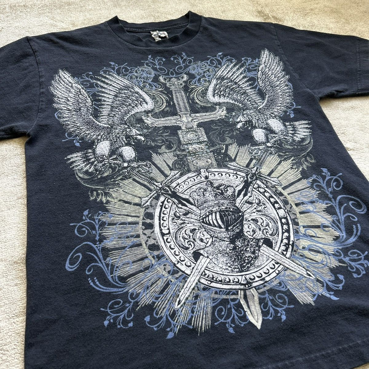 Affliction CRAZY MMA ELITE STYLE CROSS TEE Size US M / EU 48-50 / 2 - 3 Thumbnail