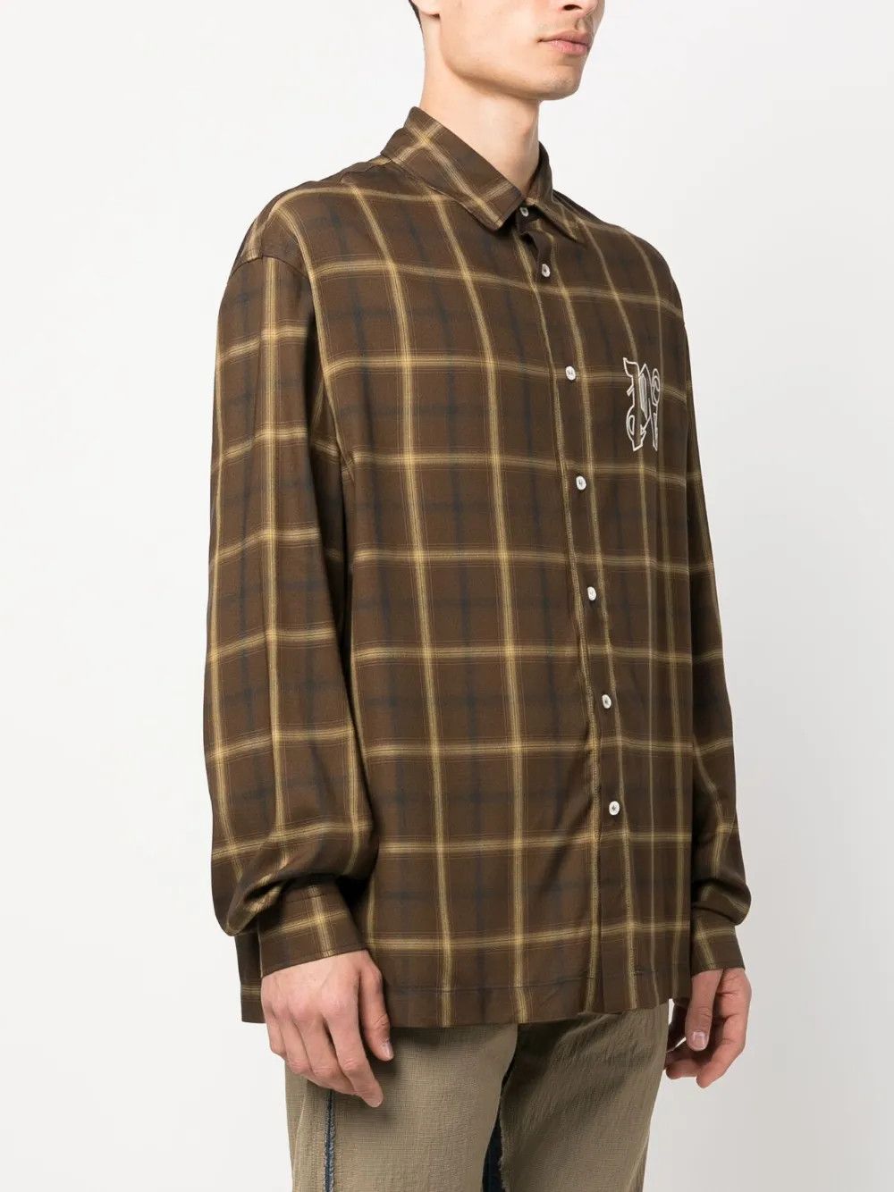 o1y0325 Logo Checked Shirt in Multicolor
