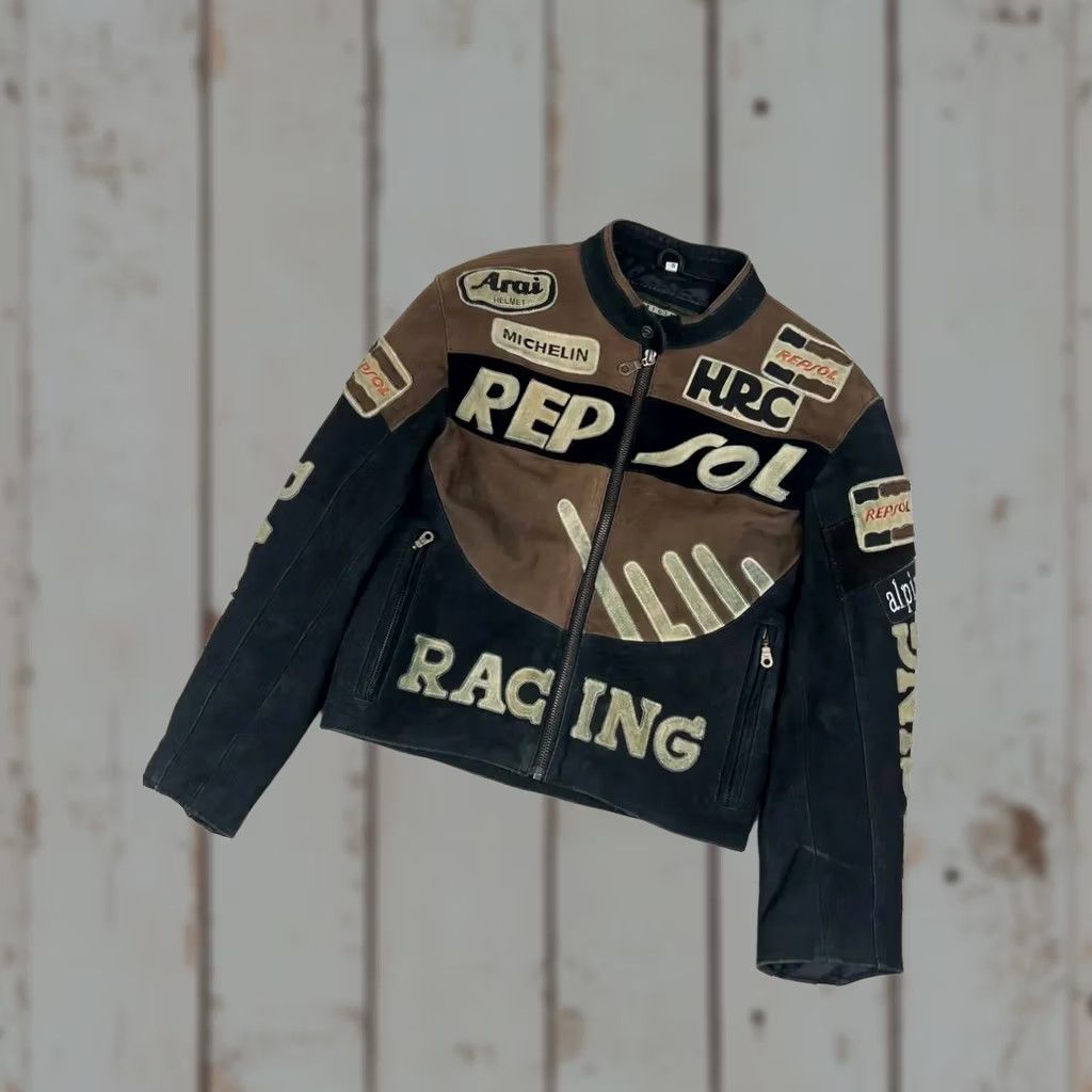 Honda VINTAGE HONDA Repsol Racing Jacket Brown S 90s Men Size US S / EU 44-46 / 1 - 1 Thumbnail