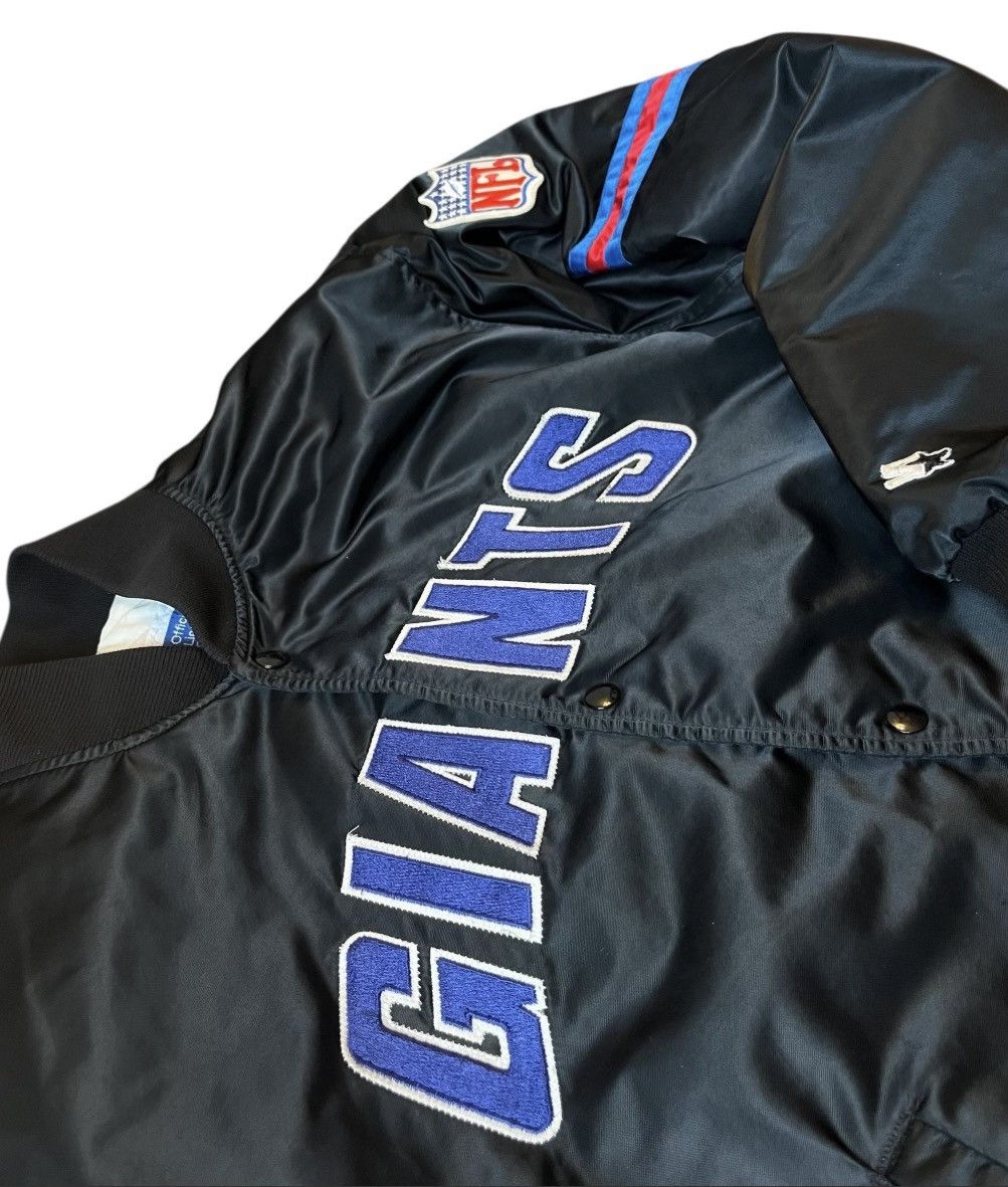 Starter Vintage 80/90s NFL New York Giants Satin Starter Bomber XL Size US XL / EU 56 / 4 - 2 Thumbnail