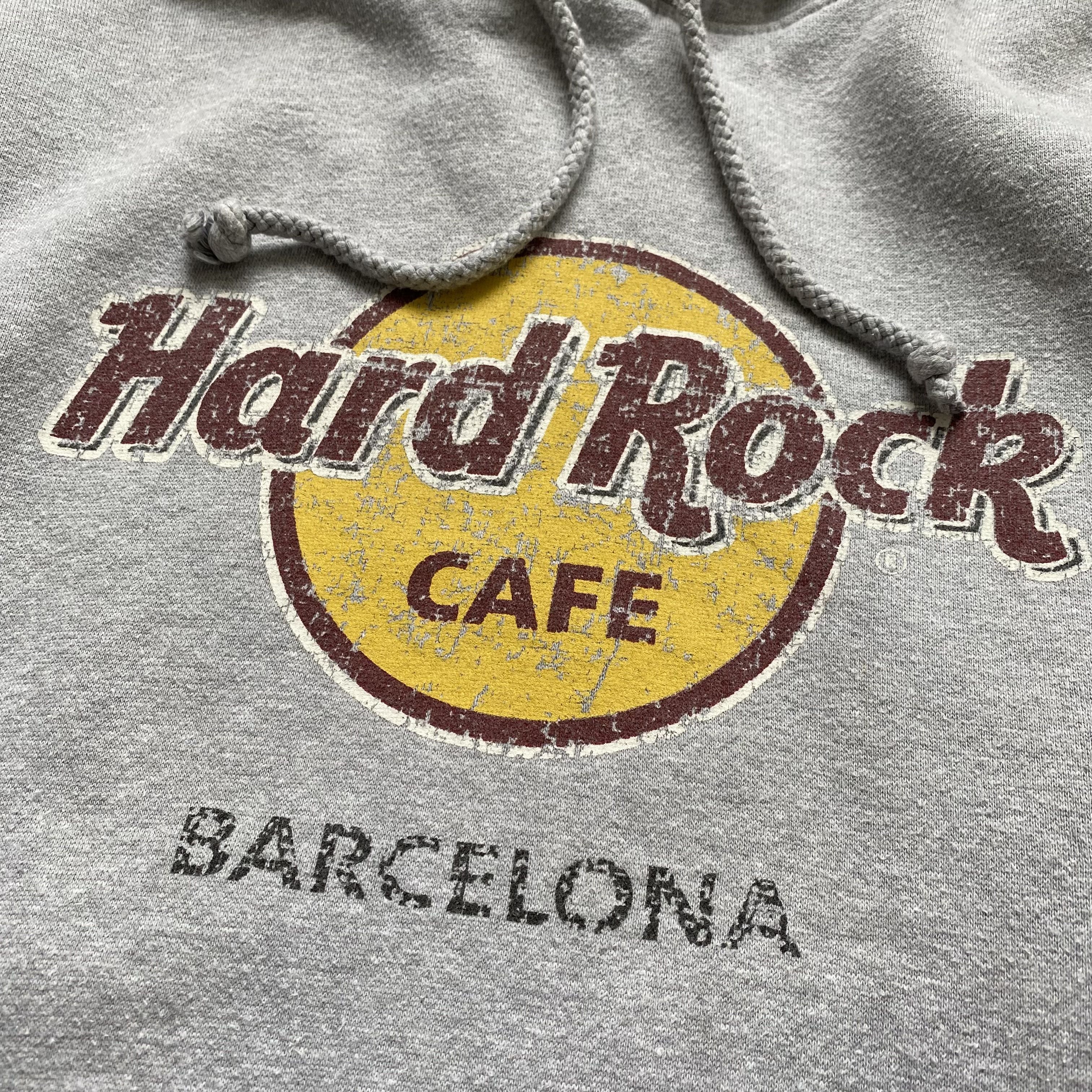 Hard Rock Cafe 🎸 Vintage 00s Hard Rock Cafe Hoodie Y2K Barcelona Spain Size US M / EU 48-50 / 2 - 5 Thumbnail