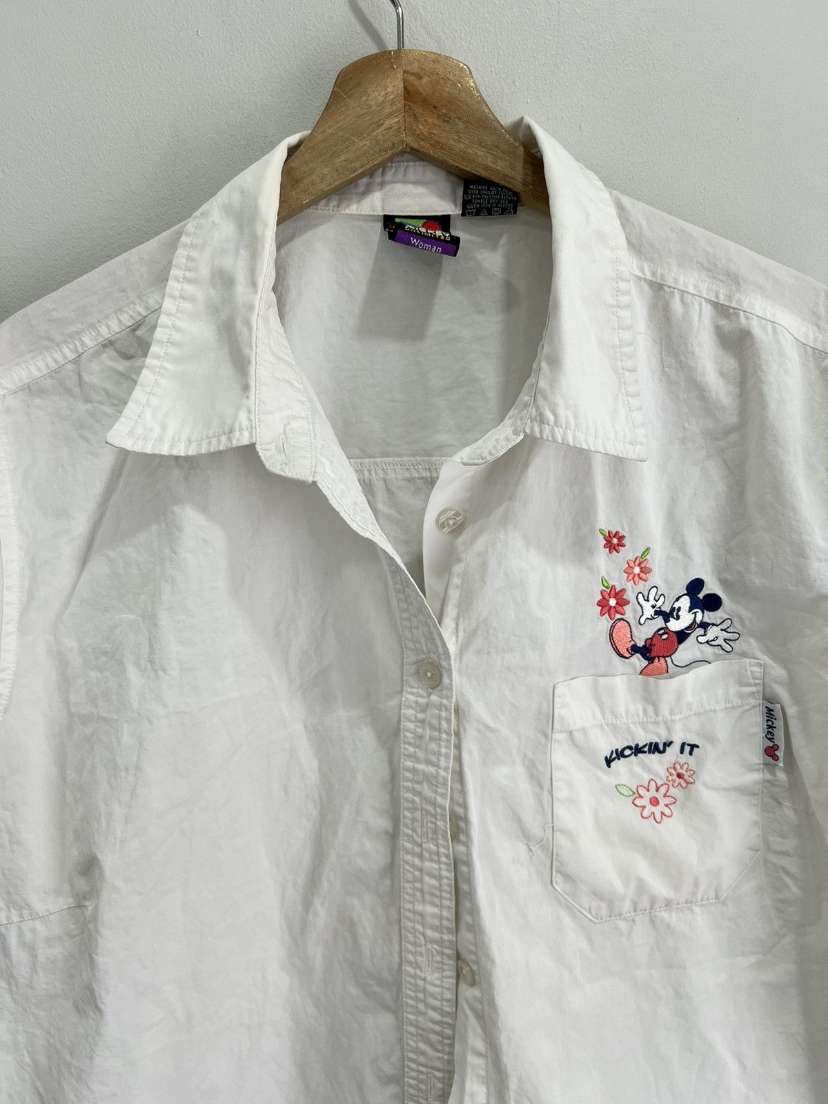 Vintage Vintage Womens Mickey Kickin Shirt Button Floral flower Size US L / EU 52-54 / 3 - 2 Thumbnail