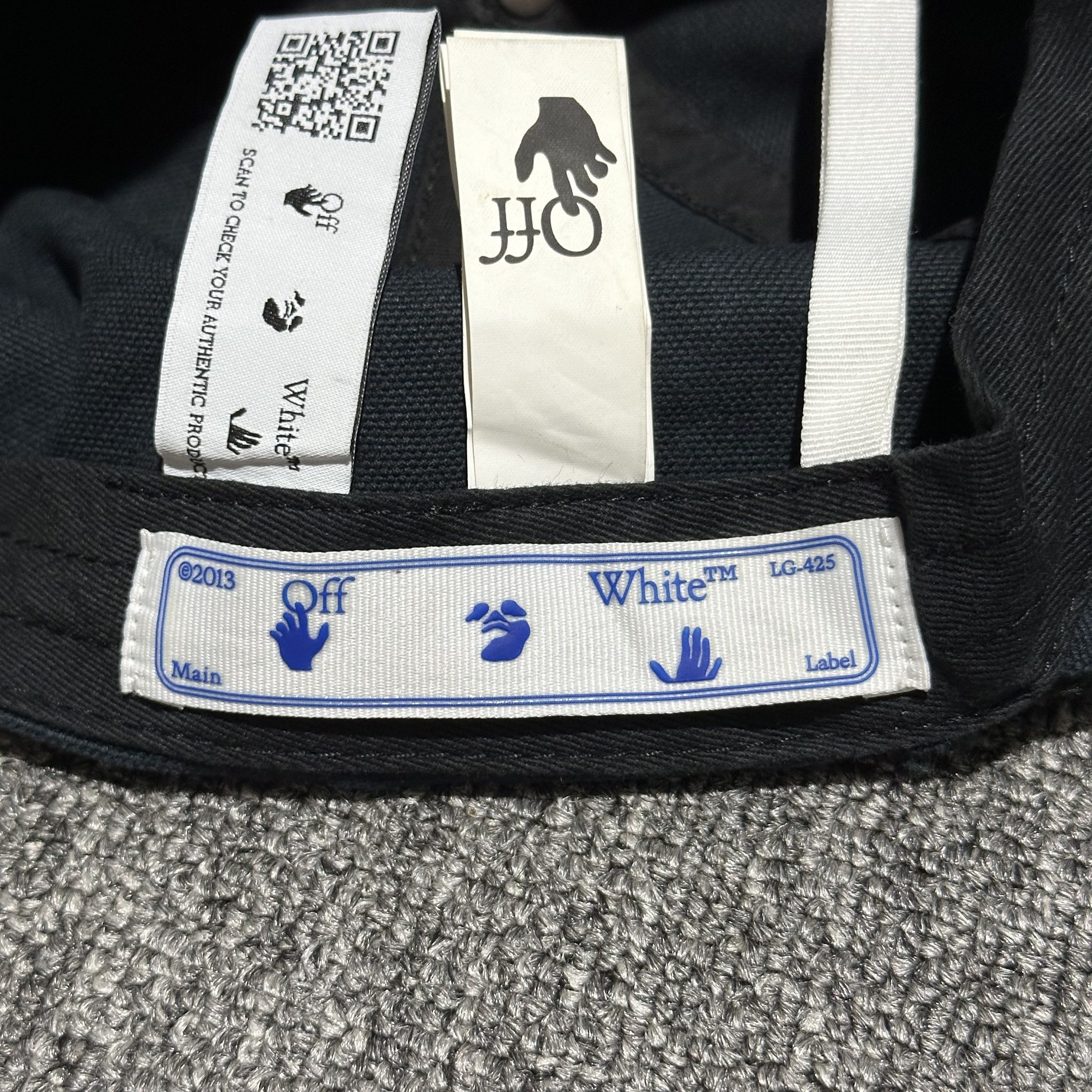 Off-White Off-White World Peace Embroidered distressed Hat Size ONE SIZE - 9 Thumbnail