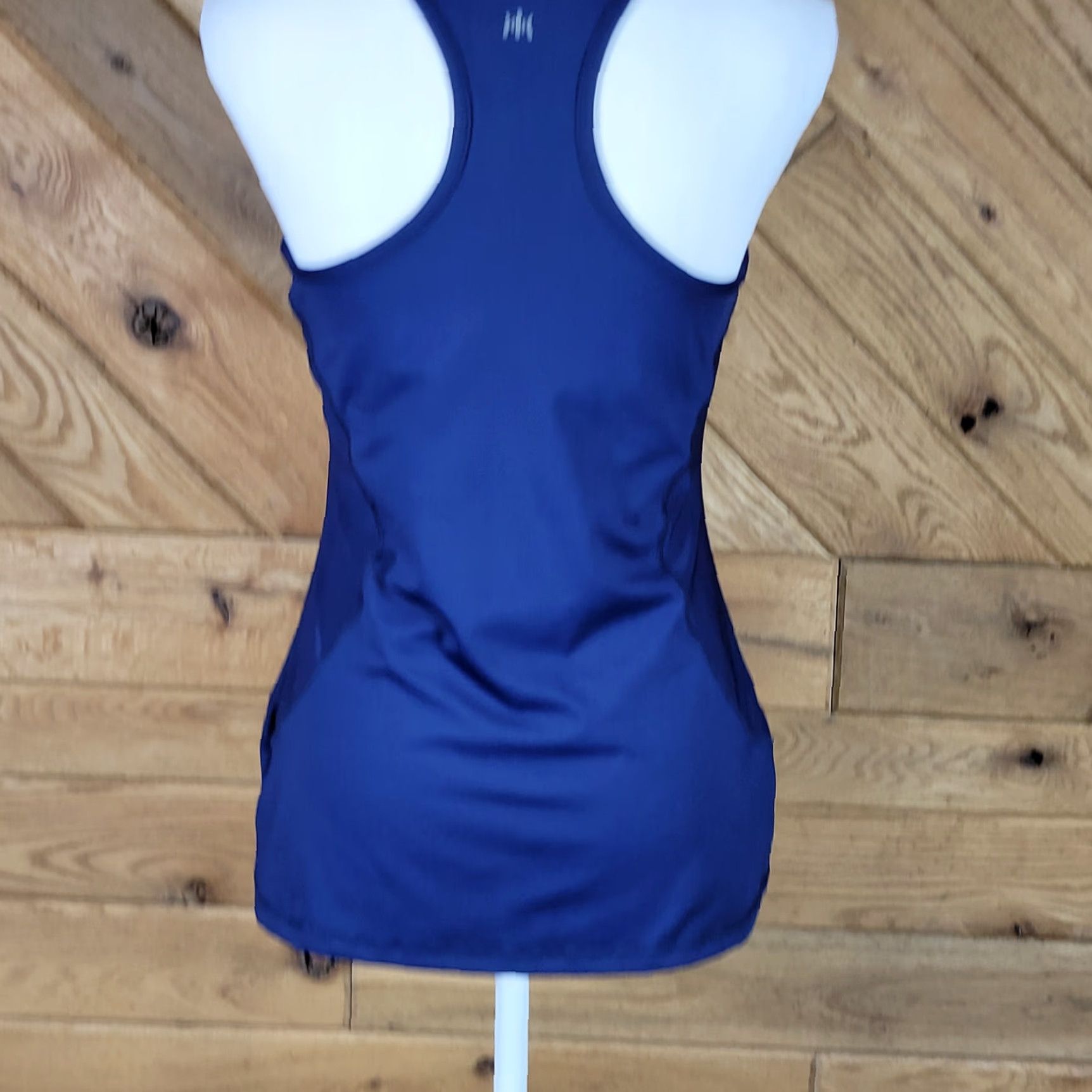 Kyodan Kyodan Womens Tank Top Sleeveless Crew Neck Racerback Dark Navy Dark Blue M Activewear Gym Training (Adult) Womens Size M / US 6-8 / IT 42-44 - 3 Thumbnail