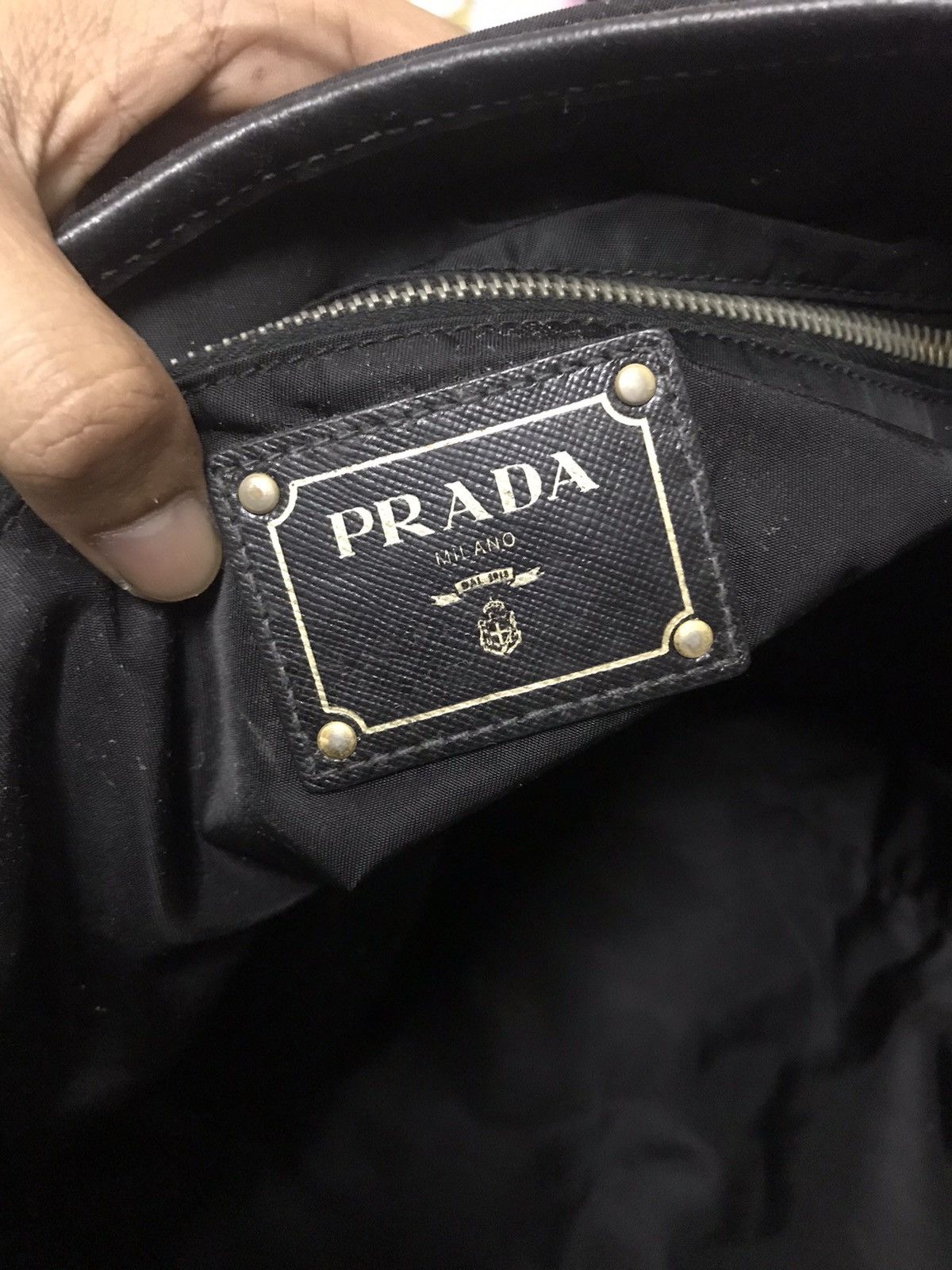 Prada Authentic Prada Black Tote Bag Size ONE SIZE - 7 Thumbnail