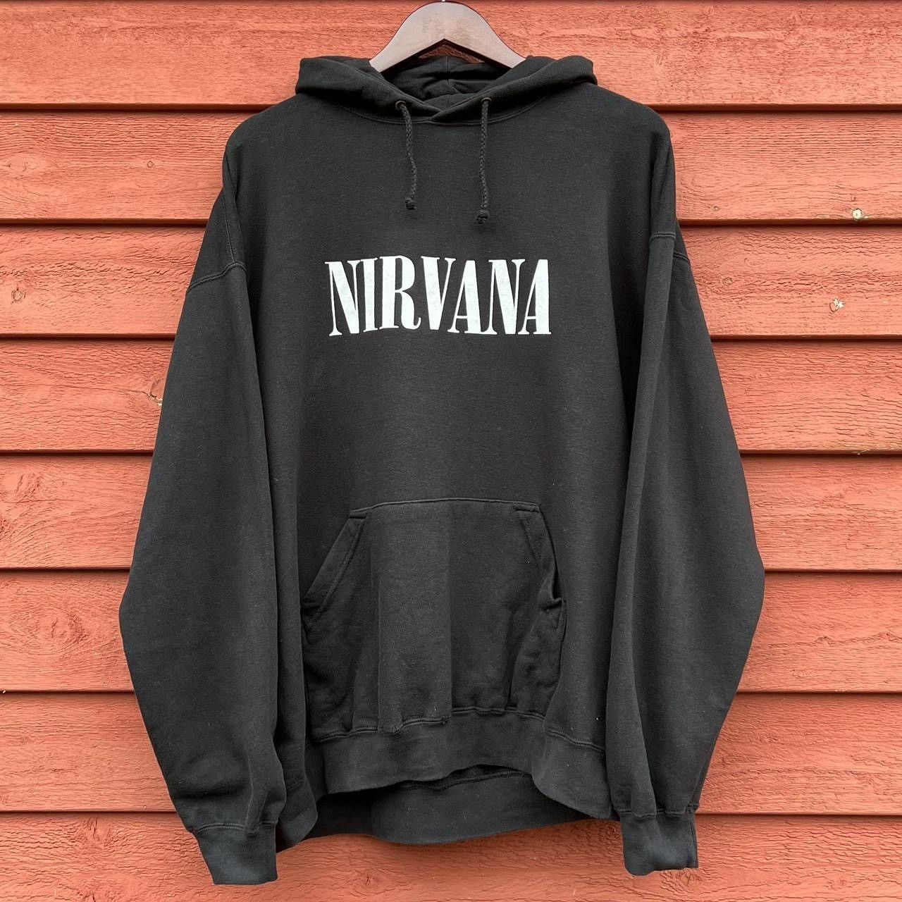 Band Tees Vintage 90s Nirvana Band Hoodie Size US XL / EU 56 / 4 - 1 Thumbnail