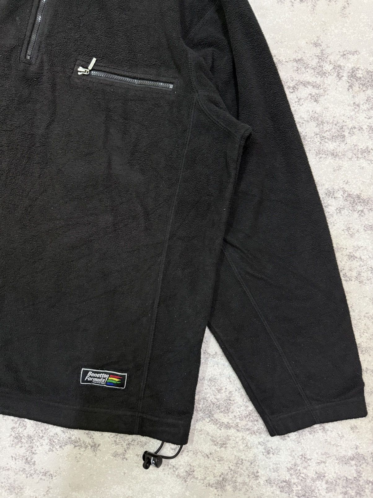 United Colors Of Benetton Benetton Formula 1 Racing Team Halfzipper Fleece Sweater Size US M / EU 48-50 / 2 - 4 Thumbnail