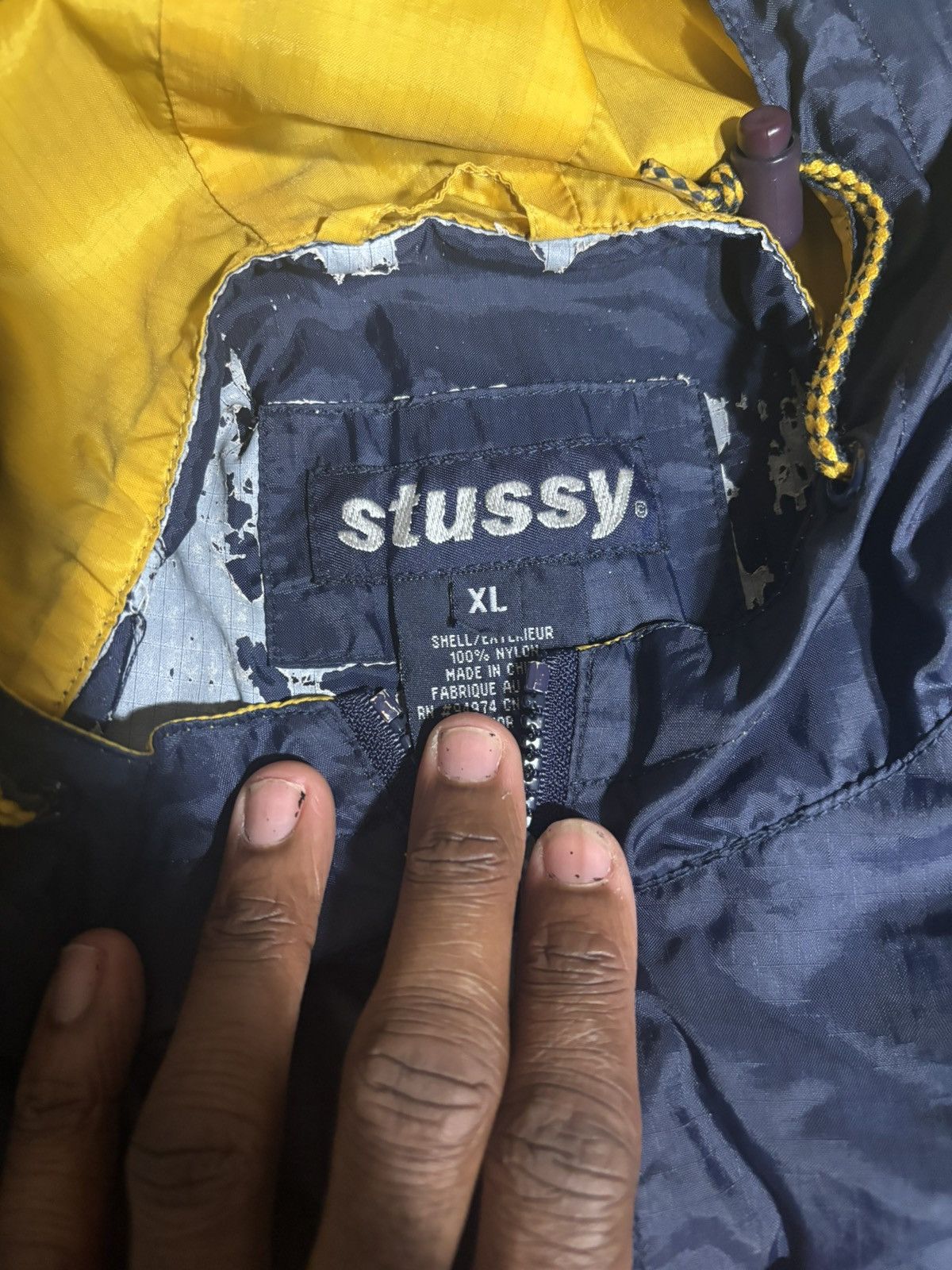 Stussy Vintage stussy windbreaker Size US XXL / EU 58 / 5 - 5 Thumbnail