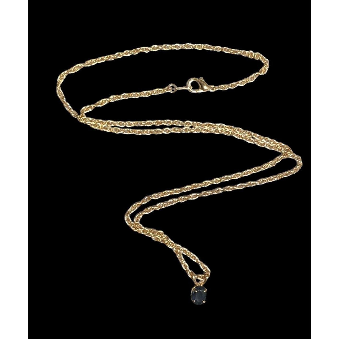 Other Minimalist Black And Gold Pendant Necklace Size ONE SIZE - 2 Thumbnail