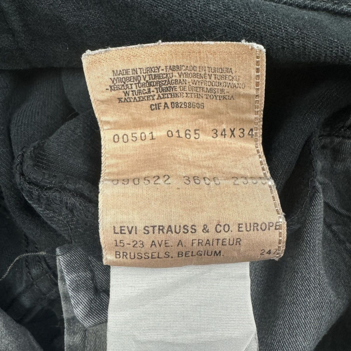 Vintage VINTAGE LEVI'S OVERDYED 501 DENIM Size US 34 / EU 50 - 11 Thumbnail