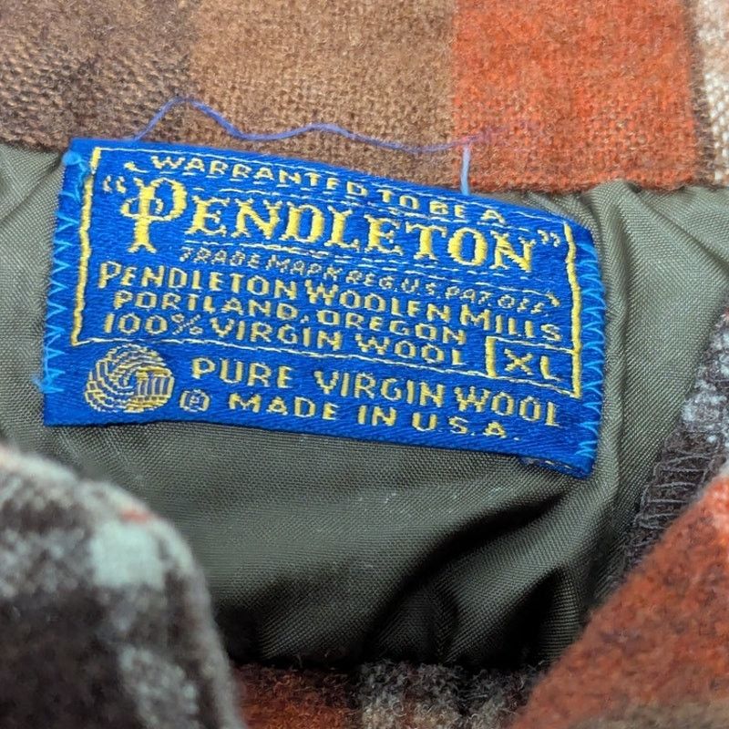 Pendleton × Vintage Vintage 1970s Pendleton Wool Board Shirt Flannel Button Down Size US S / EU 44-46 / 1 - 3 Thumbnail