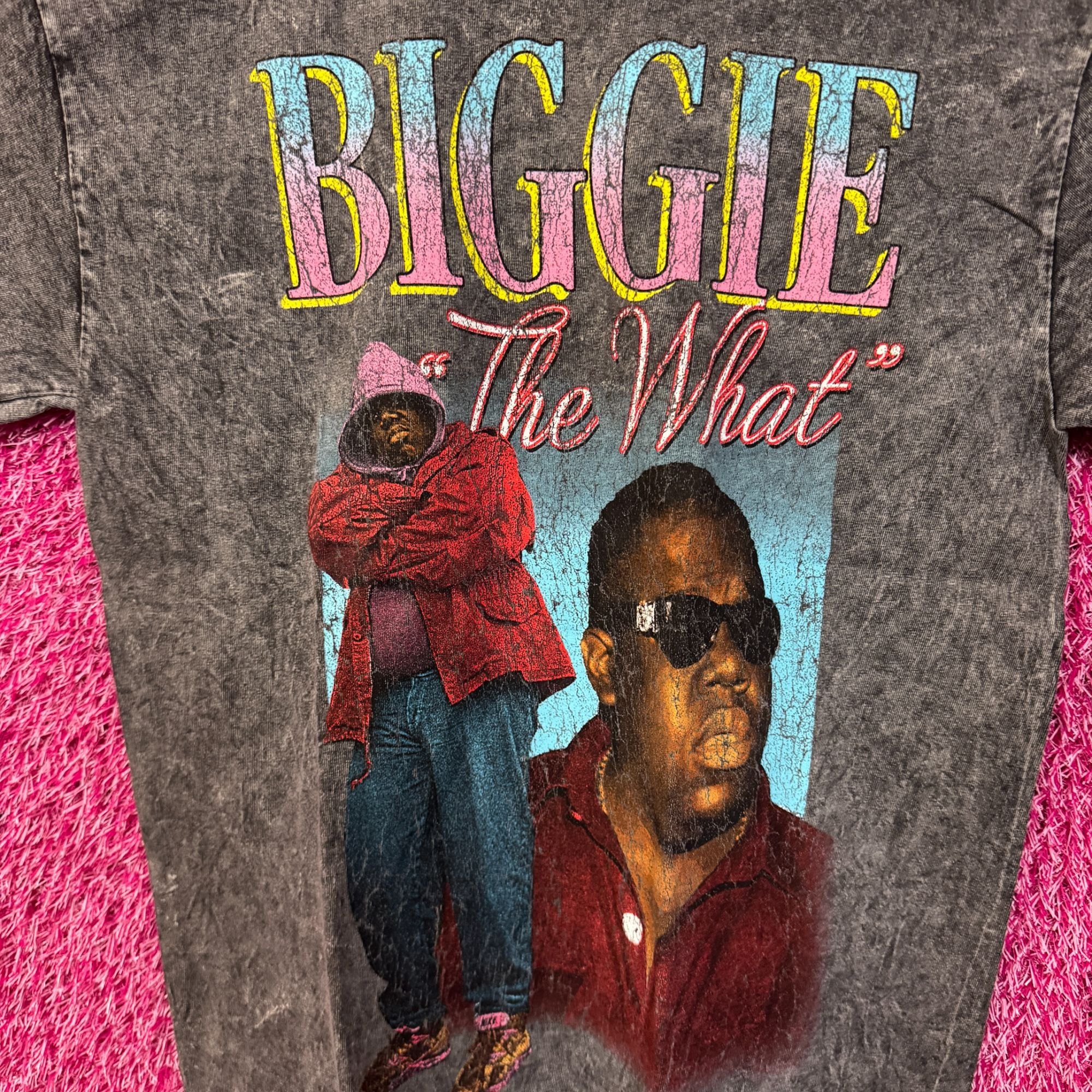 Rap Tees Biggie Smalls The What Ready to Die Album Art Hip Hop Tee M Size US M / EU 48-50 / 2 - 2 Thumbnail