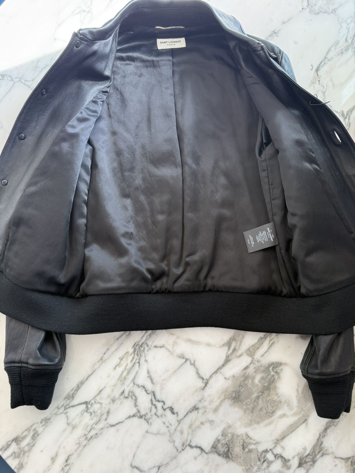 Saint Laurent Paris Saint Laurent SS18 Woven Leather Jacket Size US S / EU 44-46 / 1 - 3 Thumbnail