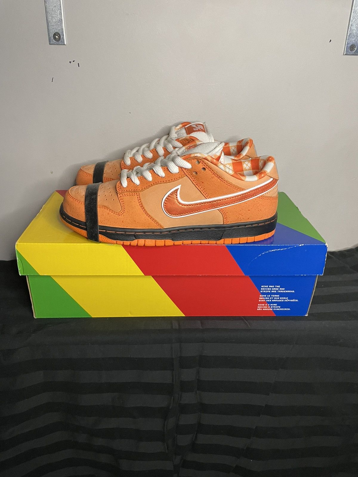 Nike Orange lobster dunks Grailed