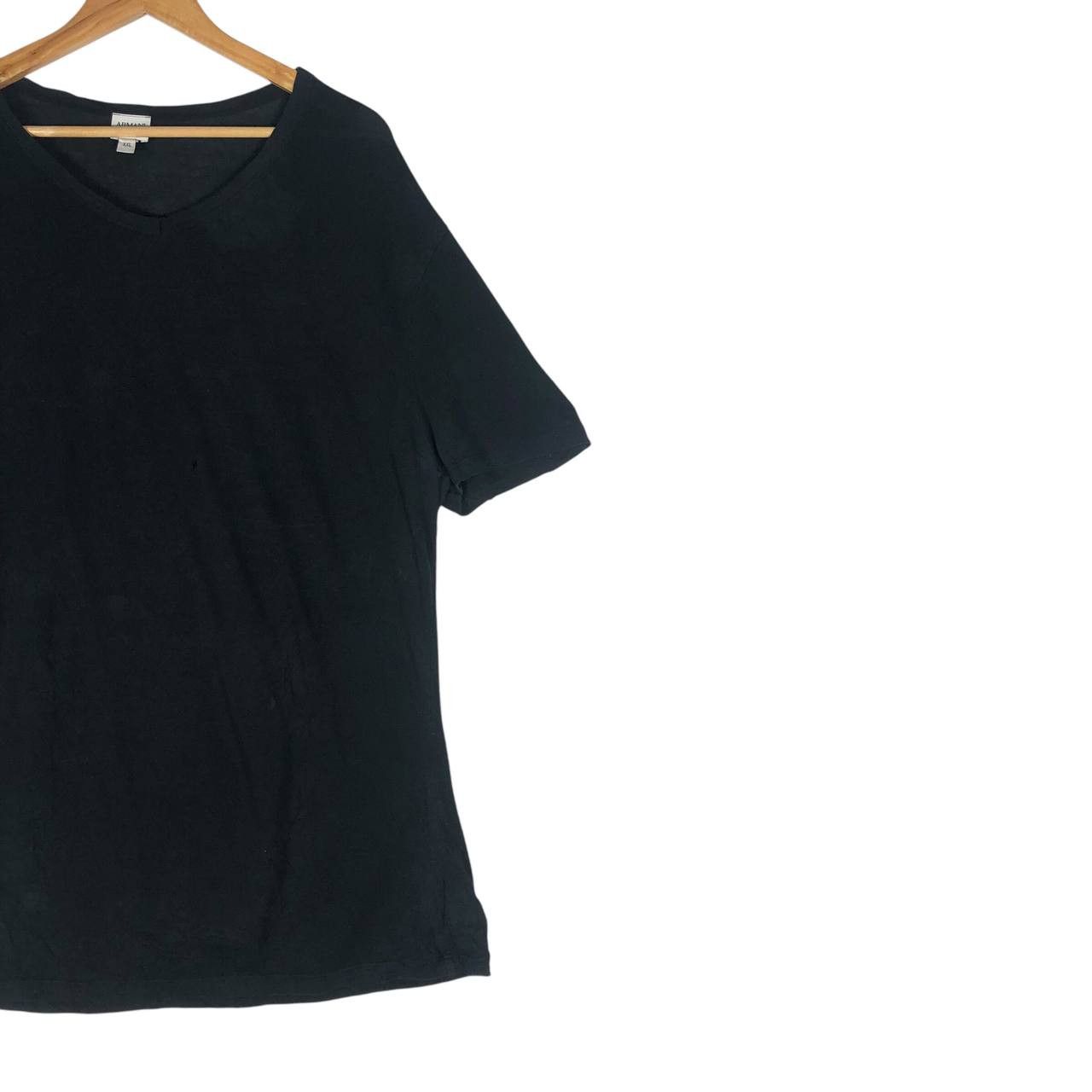 Armani × Armani Collezioni × Armani Exchange Vintage Armani Collezioni V-Neck T-shirt Size US XXL / EU 58 / 5 - 4 Thumbnail