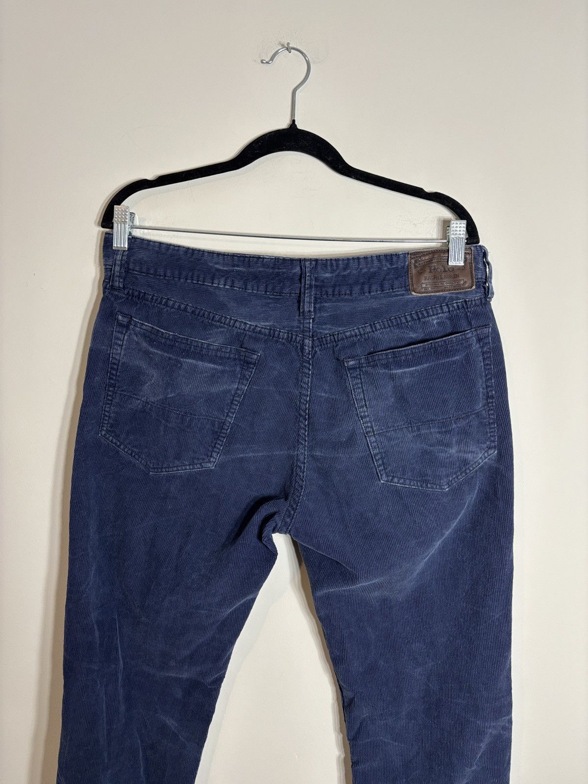 Polo Ralph Lauren Polo Ralph Lauren Blue Corduroy Pants Old Money Academia 34 Size US 34 / EU 50 - 3 Thumbnail