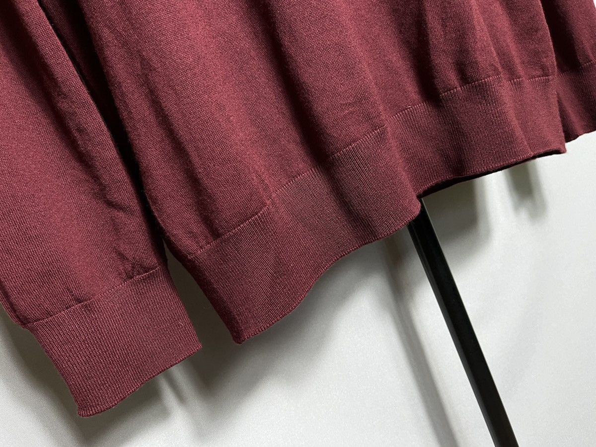 Johnstons Of Elgin johnstons of elgin roll neck wool jumper burgundy sweater Size US L / EU 52-54 / 3 - 4 Thumbnail