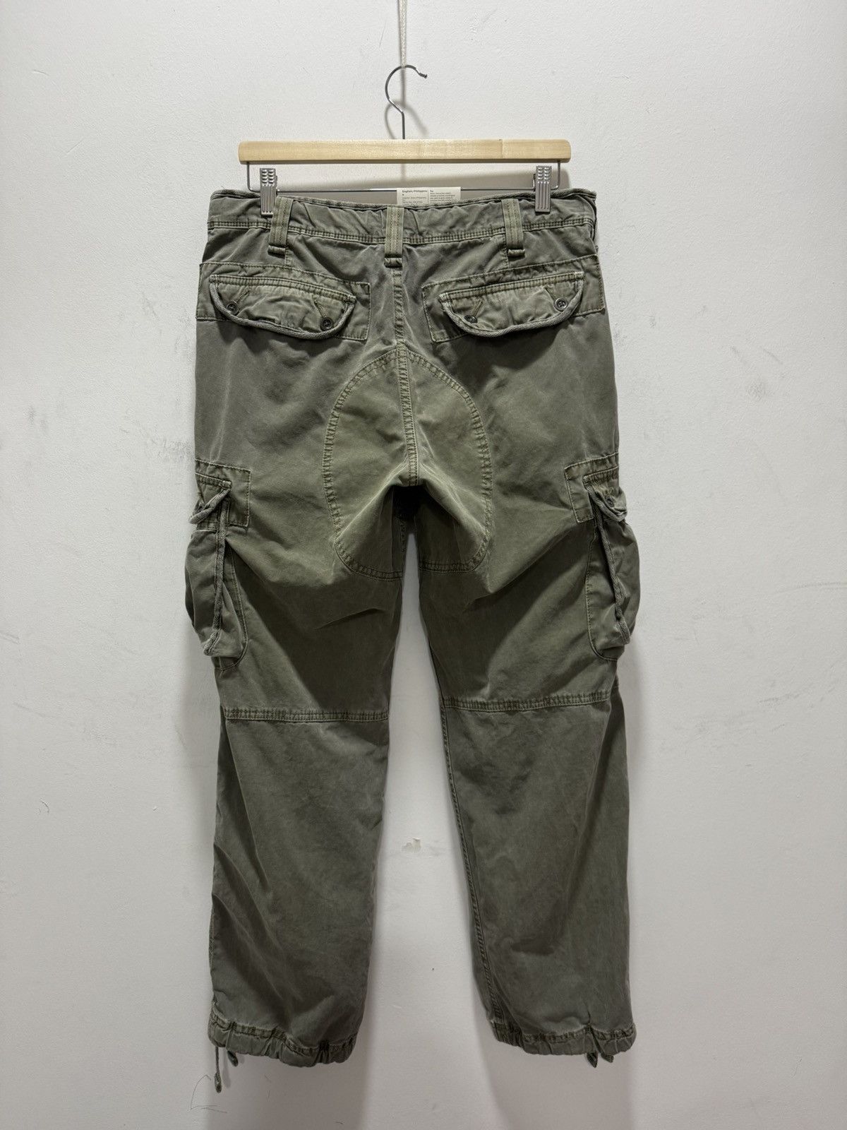 Uniqlo JAPANESE BRAND UNIQLO TWILL MULTIPOCKET CARGO MILITARY PANTS Size US 32 / EU 48 - 7 Thumbnail