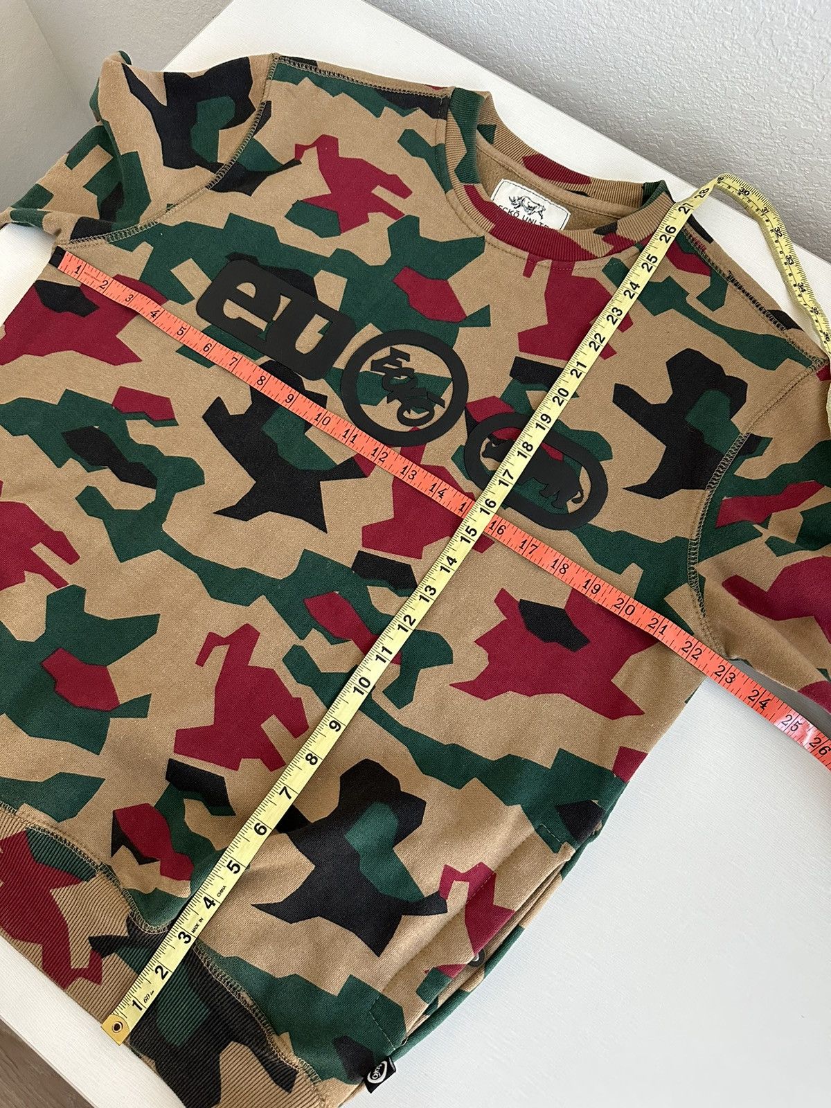 Ecko Unltd. Crazy Vintage Y2K Ecko Unltd. Camo Crewneck Rare Size US M / EU 48-50 / 2 - 7 Thumbnail