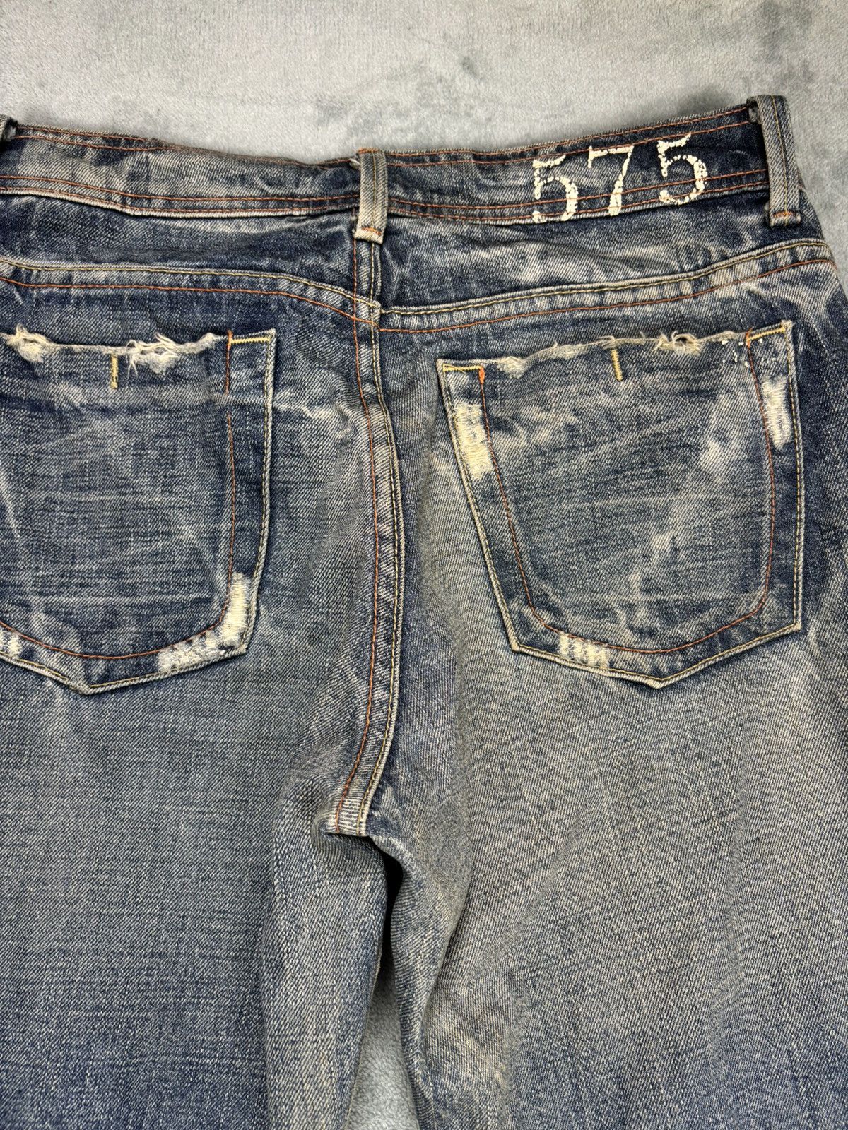 Other 575 Distressed Flared Denim Jeans. S016 Size US 29 - 16 Thumbnail