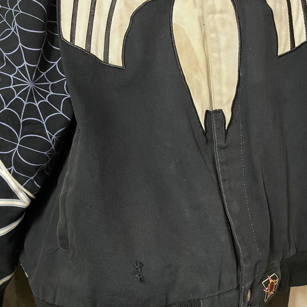 Marvel Comics VTG Marvel x JH Design ,Venom / Spider-Man racing Jacket Size US XXL / EU 58 / 5 - 7 Thumbnail