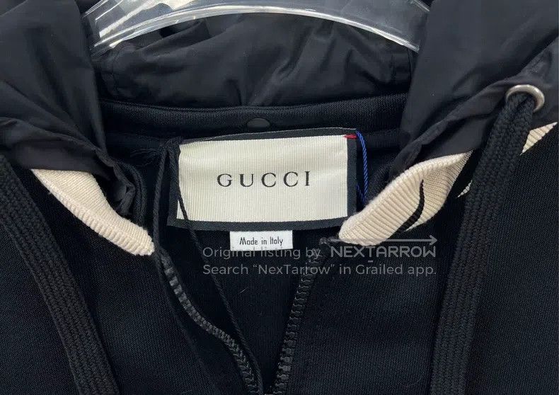 Gucci Gucci Black orange colour block striped letter logo hooded Size US S / EU 44-46 / 1 - 3 Thumbnail