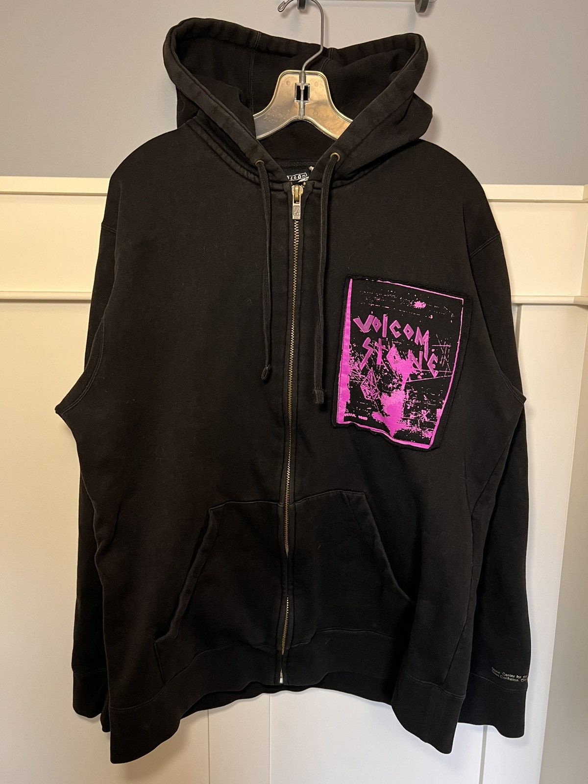 Volcom Vintage Volcom Stone jumbo patch zip up hoodie Size US XL / EU 56 / 4 - 2 Thumbnail