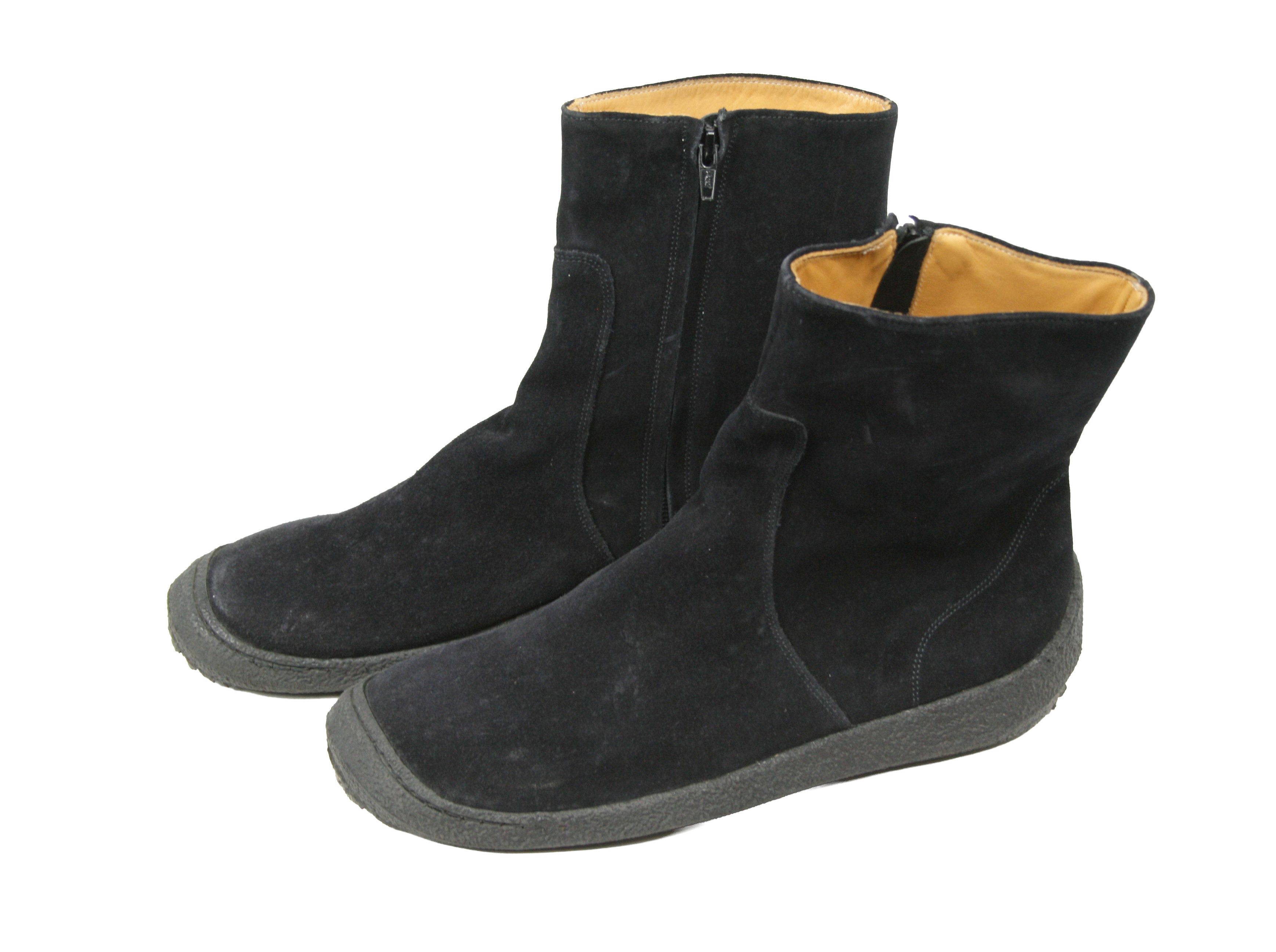 Bruno Magli Biker Suede Flat Ankle Boots Size US 9.5 / EU 42-43 - 3 Thumbnail