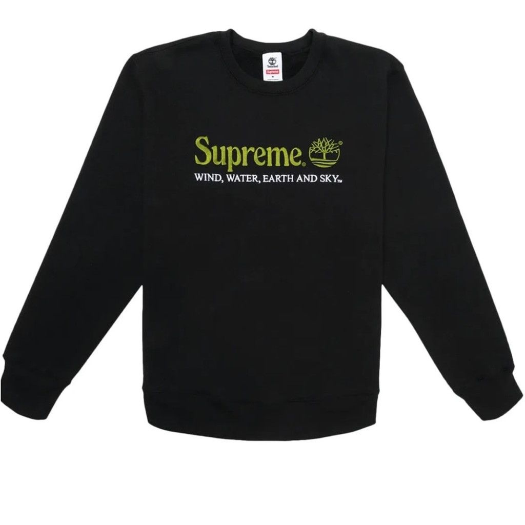 Supreme SUPREME+TIMBERLAND BLACK CREWNECK SWEATSHIRT AND SIZE M NWOT Size US M / EU 48-50 / 2 - 9 Thumbnail