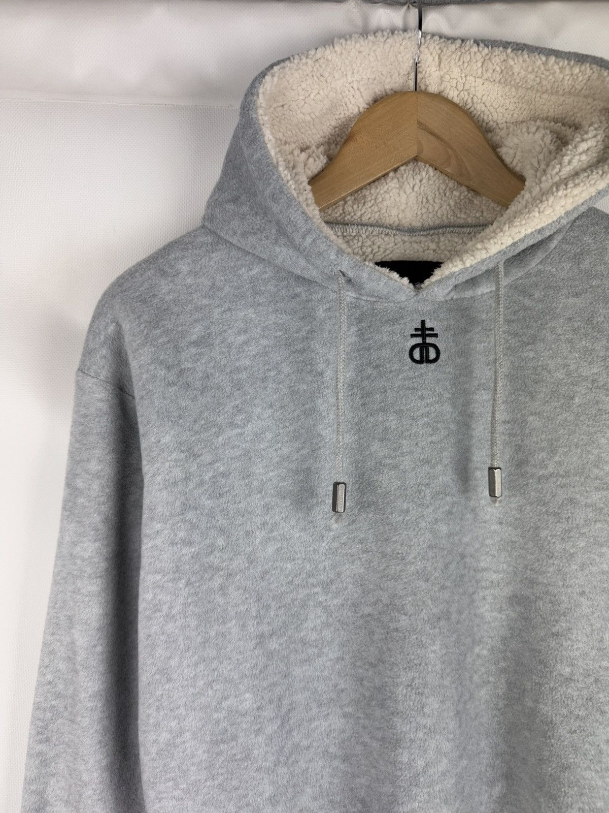 Drop Dead Drop Dead Ladies Y2K Fleece Sherpa Lined Hoodie Pullover Size M / US 6-8 / IT 42-44 - 4 Thumbnail