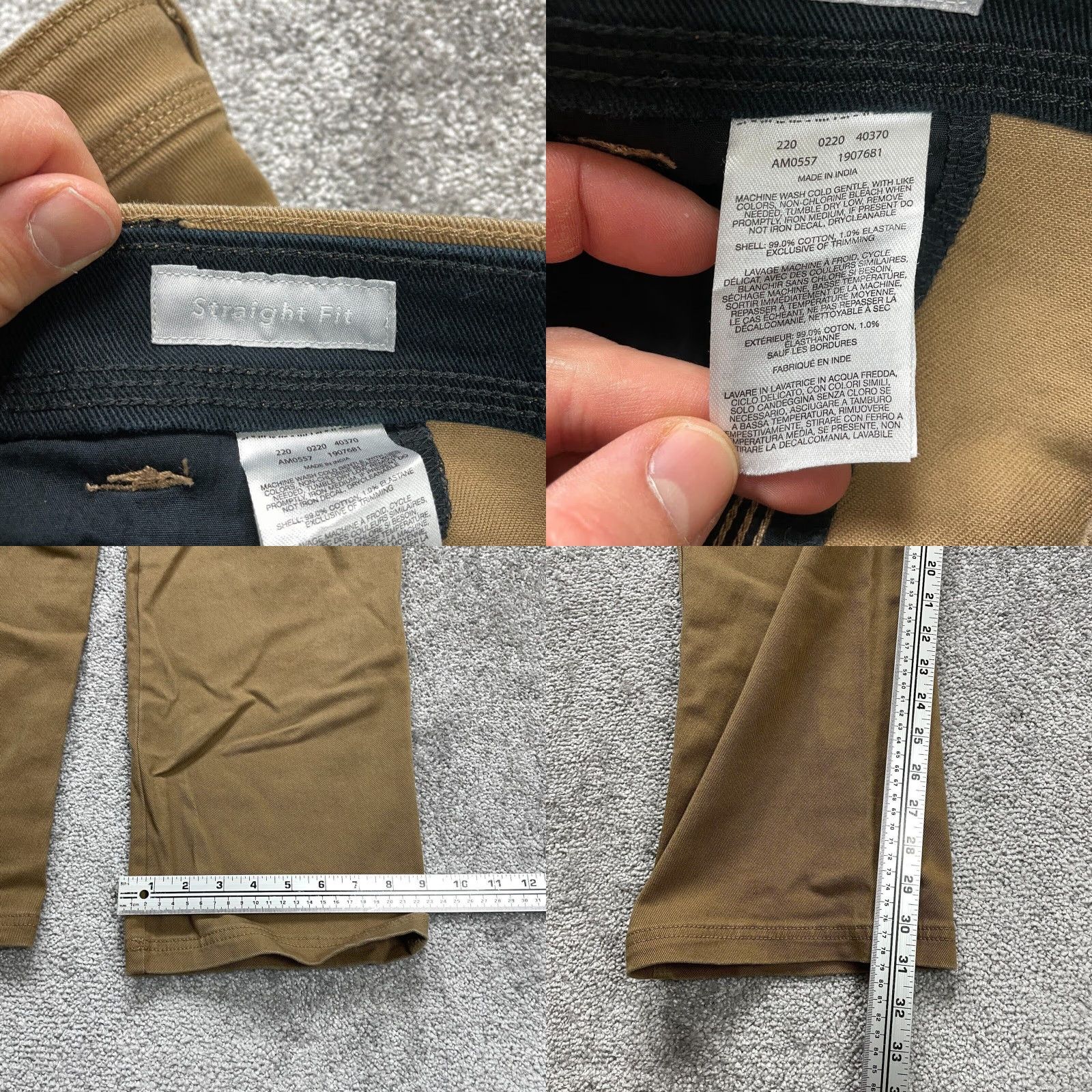 Vintage Columbia Carpenter Pants Mens 42x31 Brown Cotton Canvas Workwear Straight Size US 42 / EU 58 - 8 Thumbnail