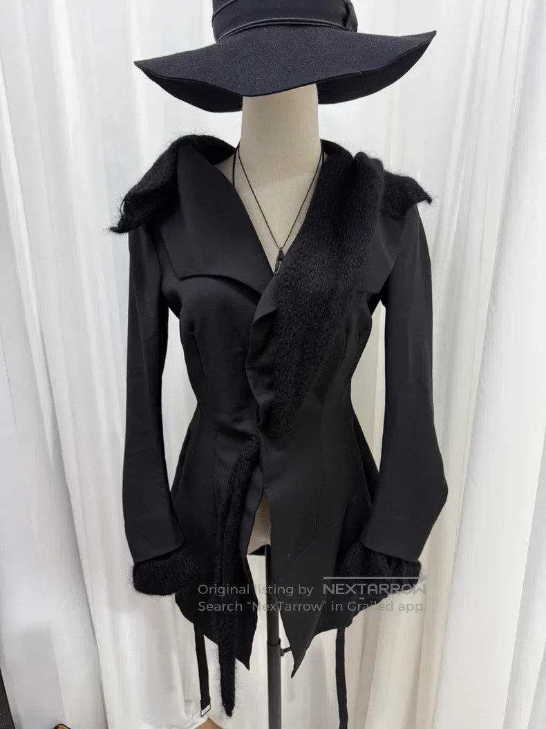 YOHJI YAMAMOTO Deconstructed wool blended suit