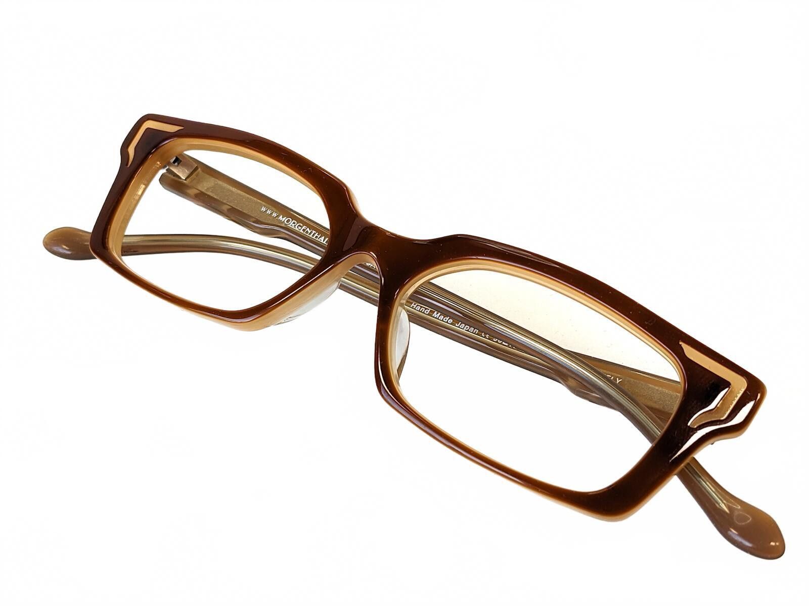 Other Morgenthal Frederics Dragonfly Eyeglasses Japan Amber Brown Size ONE SIZE - 8 Thumbnail