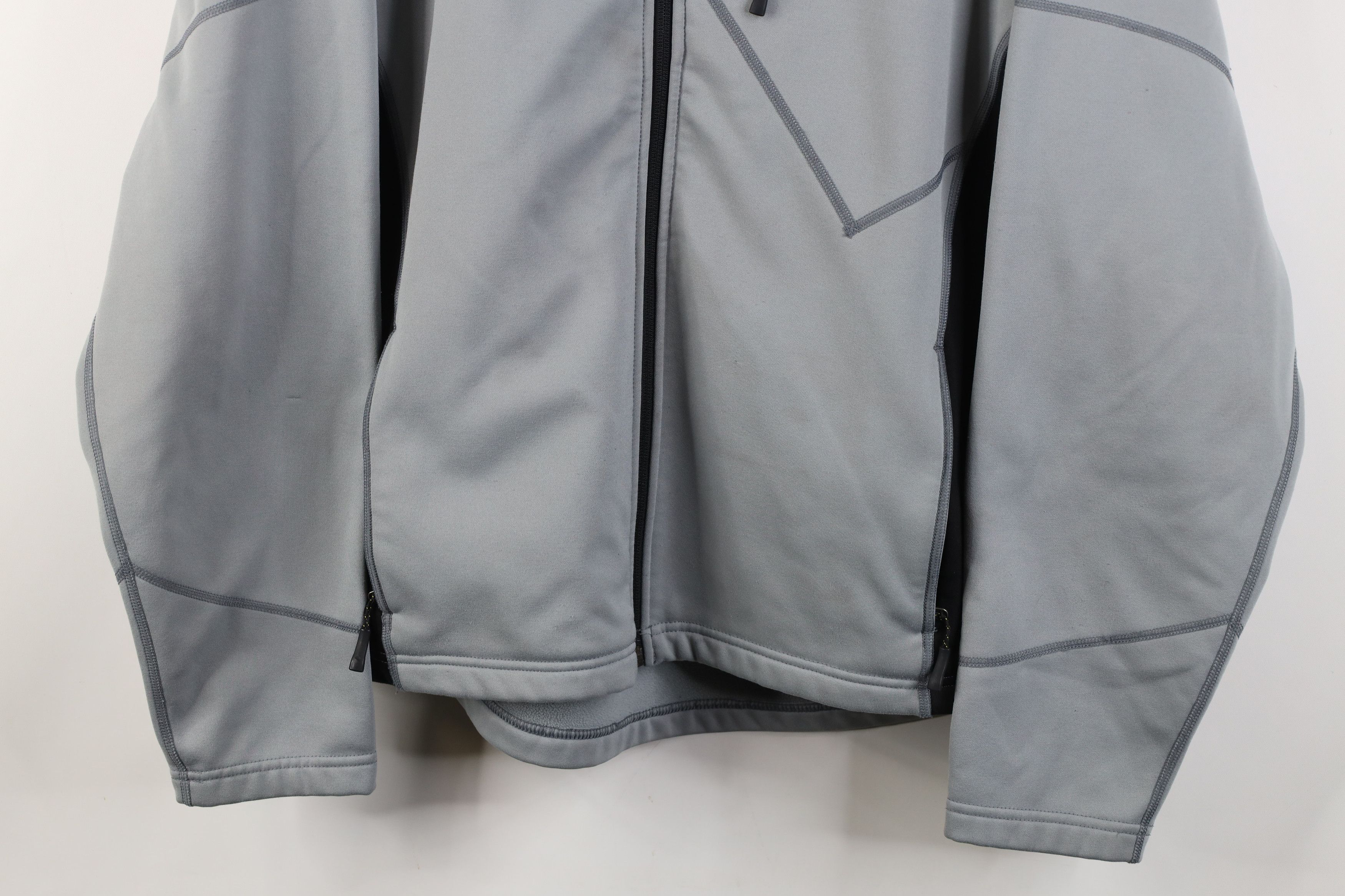 Vintage Klim Racing Inferno Shell Full Zip Motorcycle Jacket Gray Size US L / EU 52-54 / 3 - 3 Thumbnail