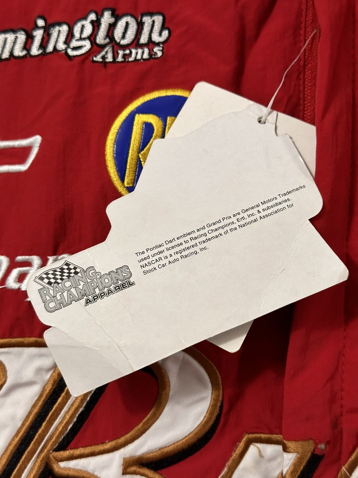 Budweiser 00’s Nascar Bud Y2k Multi-Patched Red Racing Jacket Size US XL / EU 56 / 4 - 15 Thumbnail