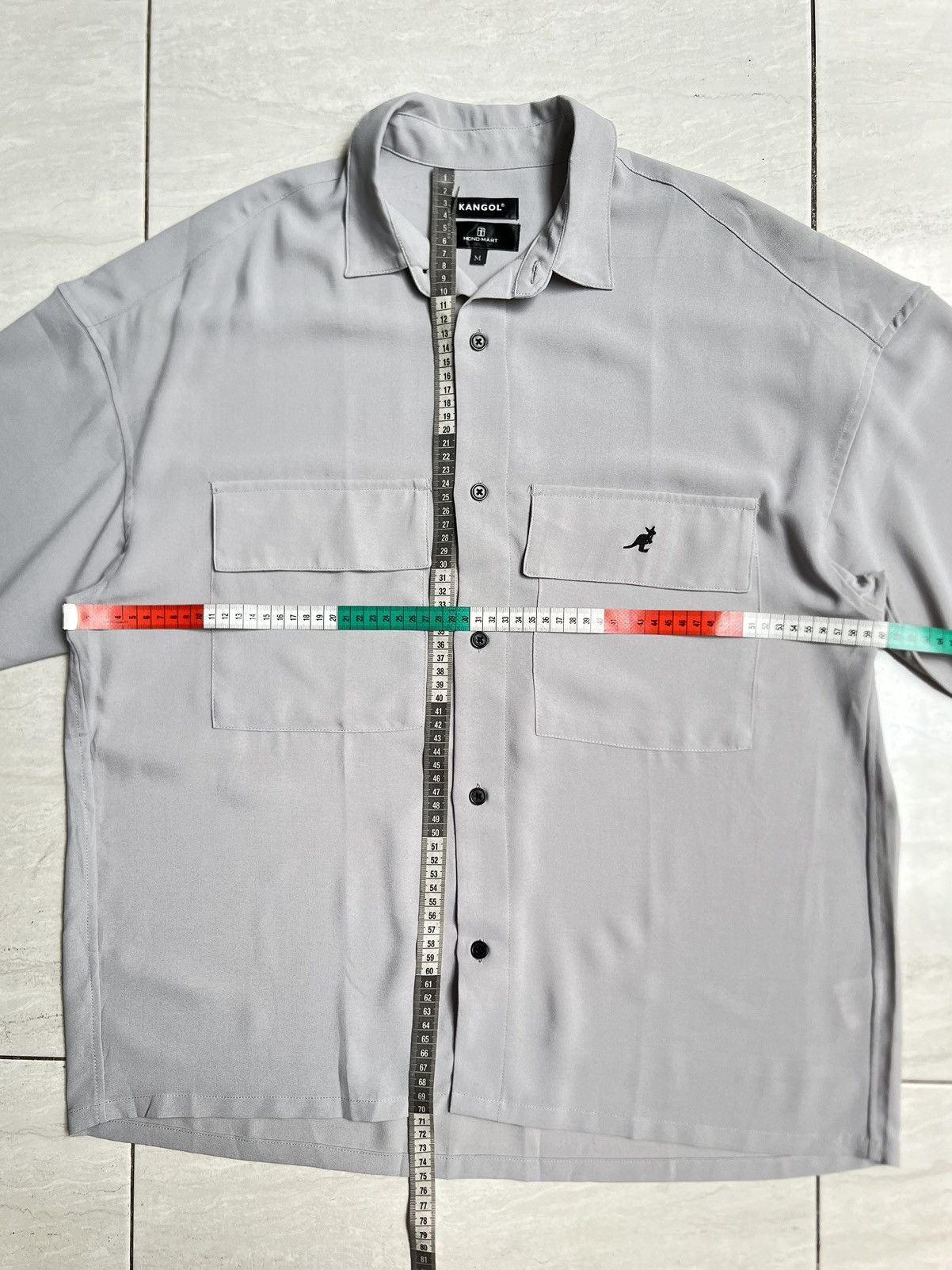 Kangol KANGOL Mono-Mart Boxy Oversize Shirt Size US L / EU 52-54 / 3 - 7 Thumbnail