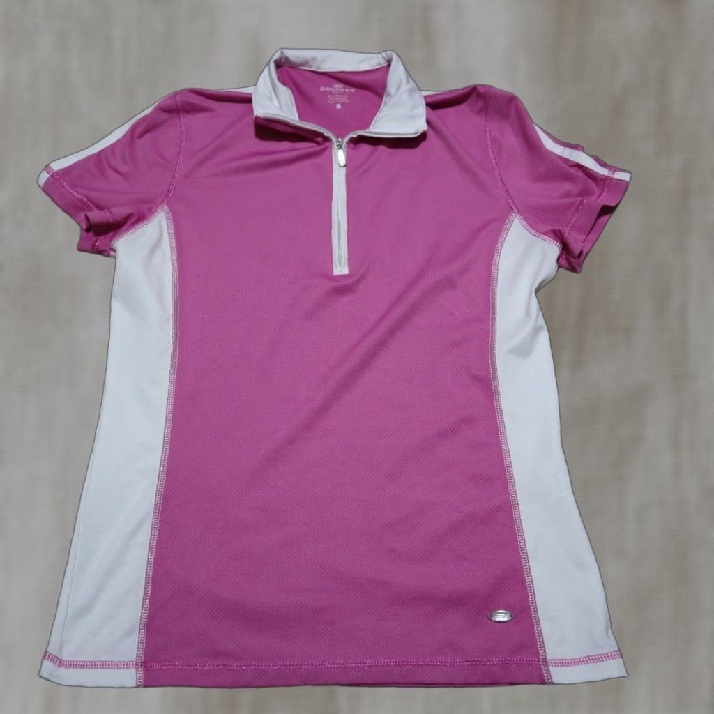 Dockers DOCKERS Jacket Polo Style 1/4 Zip Pull over Women's Size S Multicolor All Seasons Shirt Womens Dockers Jacket Size S / US 4 / IT 40 - 1 Thumbnail