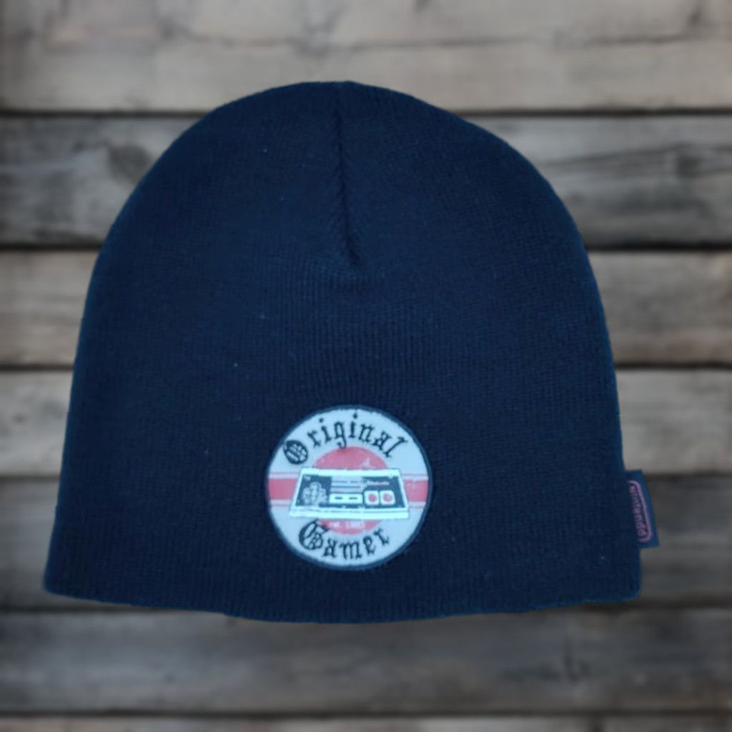 HATSKI VINTAGE Virtis Nintendo Controller Black Beanie Ski Hat One Size Mens Size ONE SIZE - 1 Thumbnail