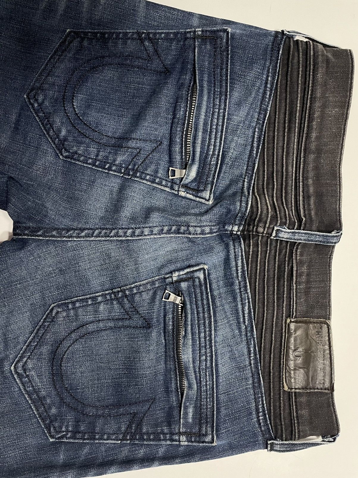 True Religion Vtg True Religion Rocco ripstop distress biker denim skinny Size US 28 / EU 44 - 14 Thumbnail
