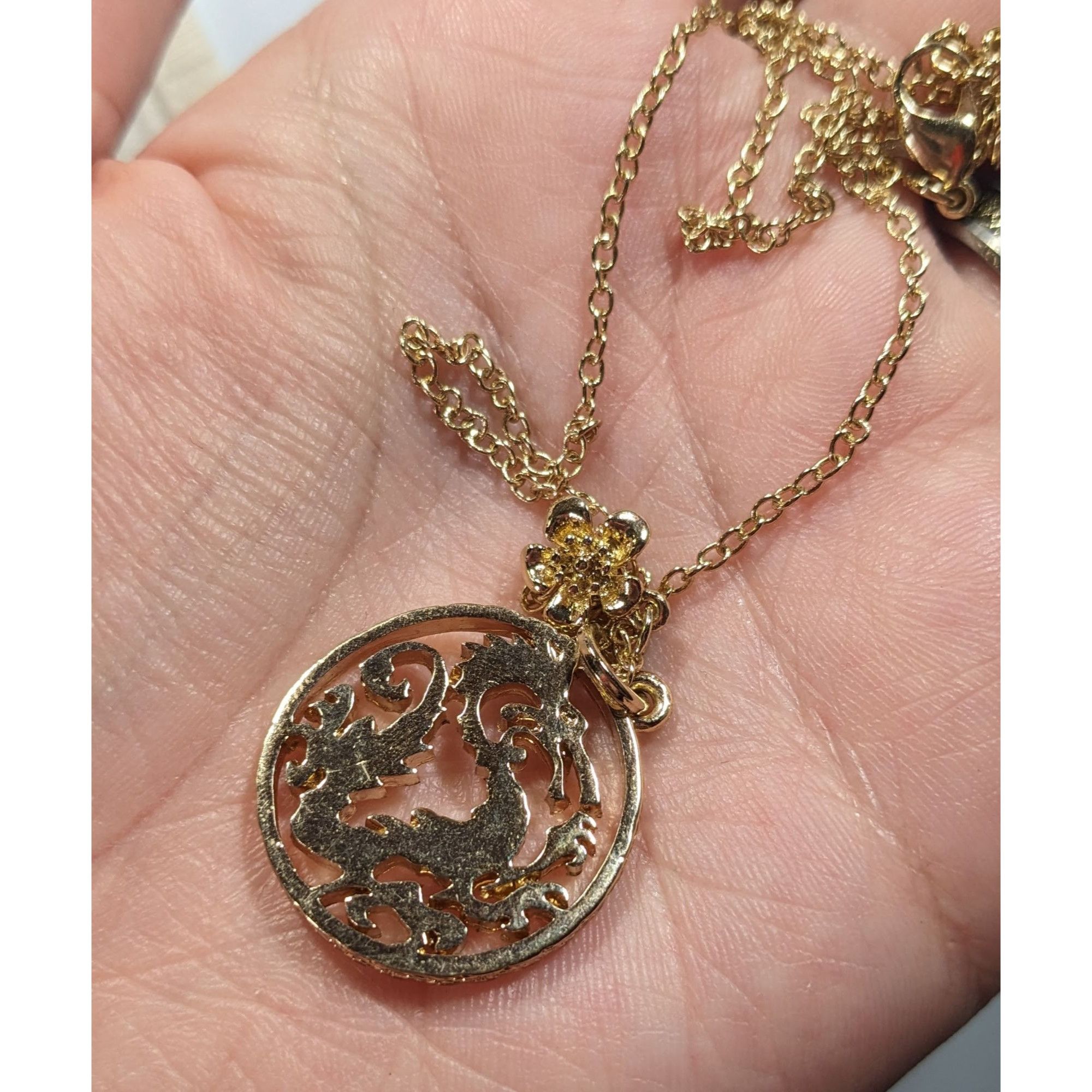 Disney Disney's Mulan 20th Anniversary 14k Gold Plated Dragon Medal Size ONE SIZE - 5 Thumbnail