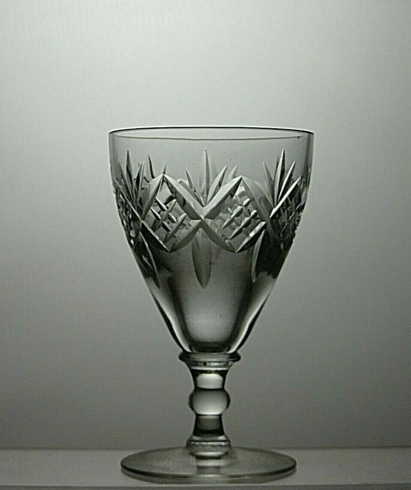 Other Webb Corbett Crystal Cut Set Of 4 Sherry Glasses 3 3/4" Size ONE SIZE - 4 Thumbnail