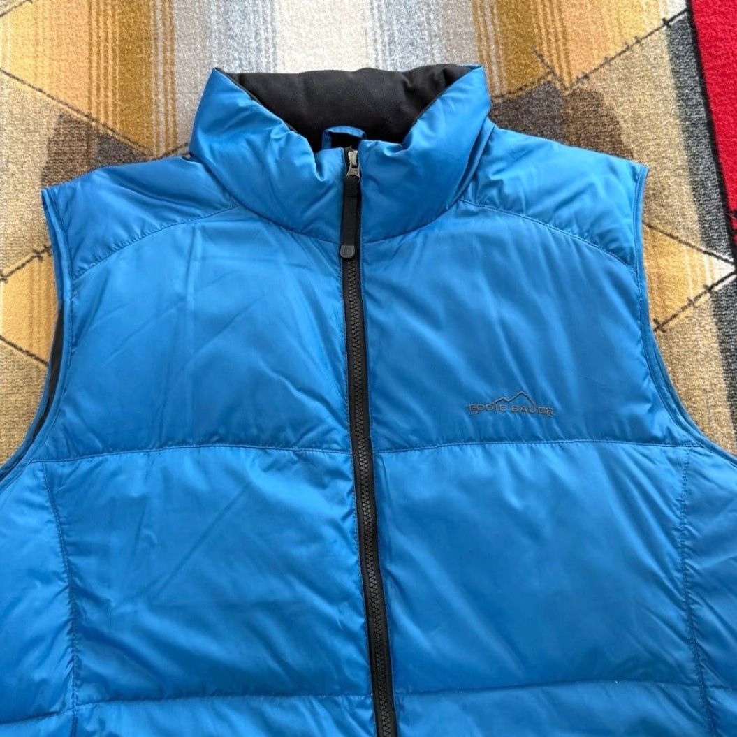 Eddie Bauer **Eddie Bauer Men's XL Blue Premium Goose Down Puffer Vest** User: **Eddie Bauer Men's Premium Goose Down Puffer Vest XL Blue** Size US XL / EU 56 / 4 - 4 Thumbnail