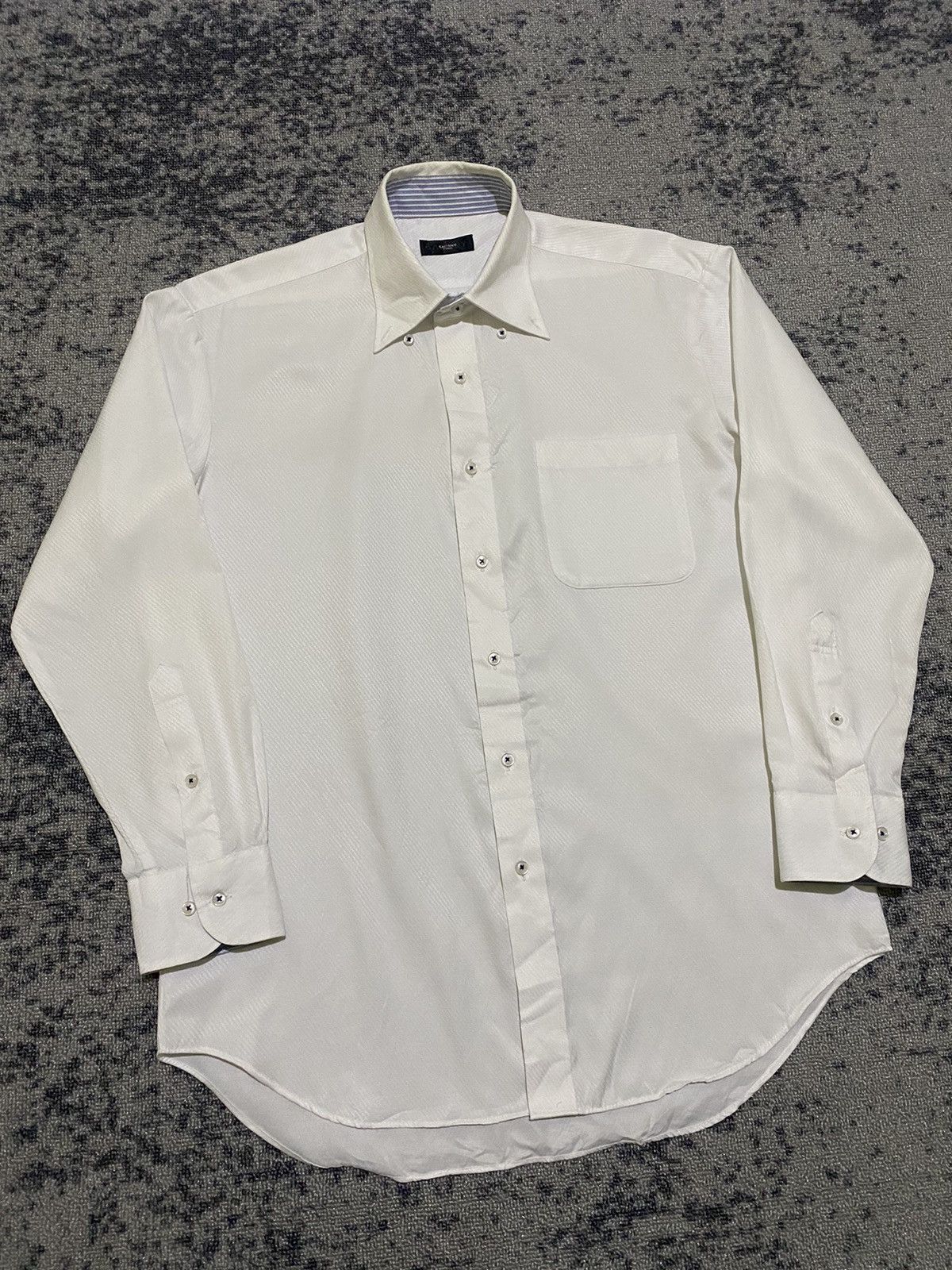 Japanese Brand Y’Sacsny white basic shirt Size US L / EU 52-54 / 3 - 2 Thumbnail
