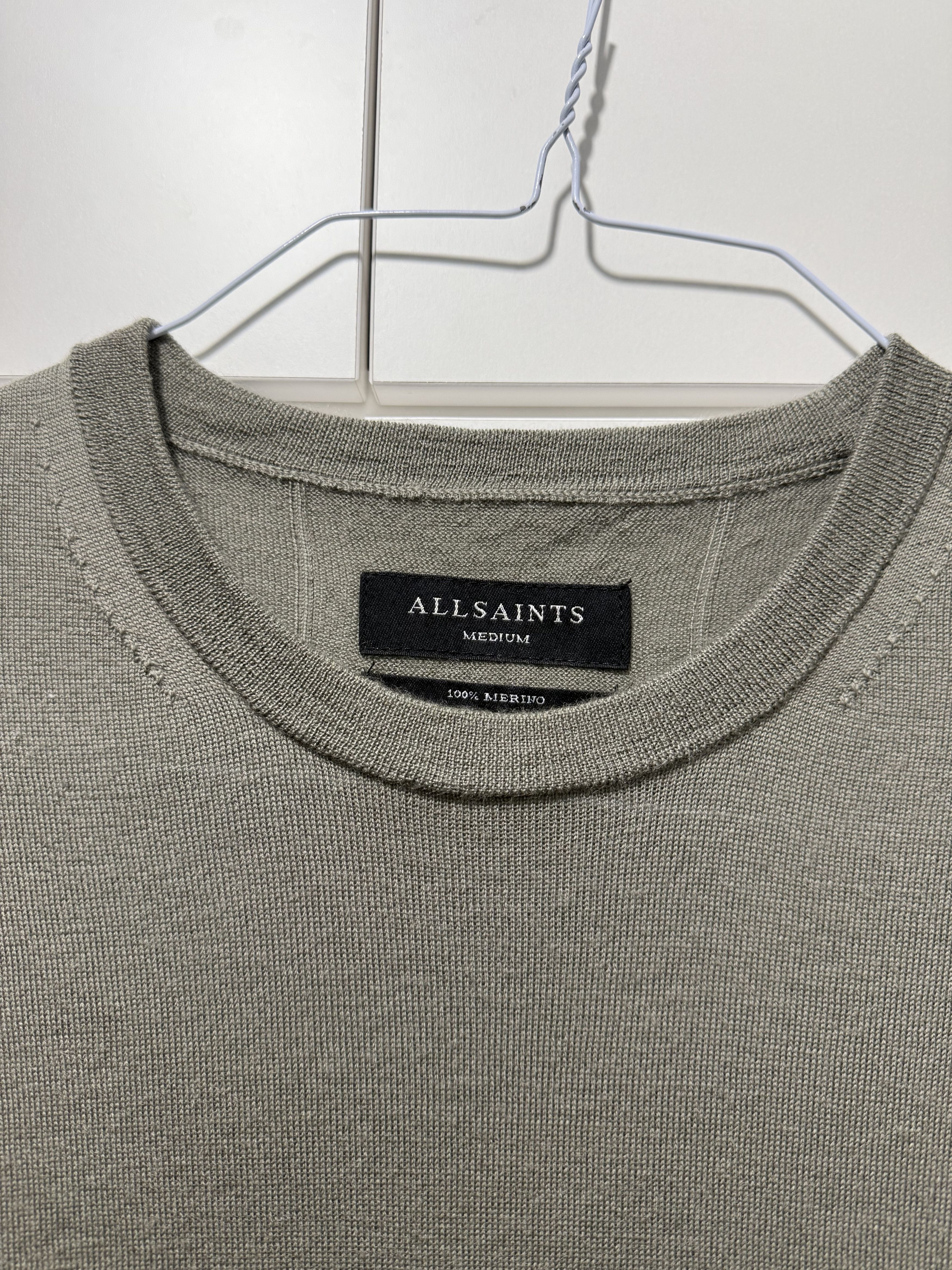 Allsaints Allsaints 100% Merino Wool Knit Sweater (M) Size US M / EU 48-50 / 2 - 2 Thumbnail
