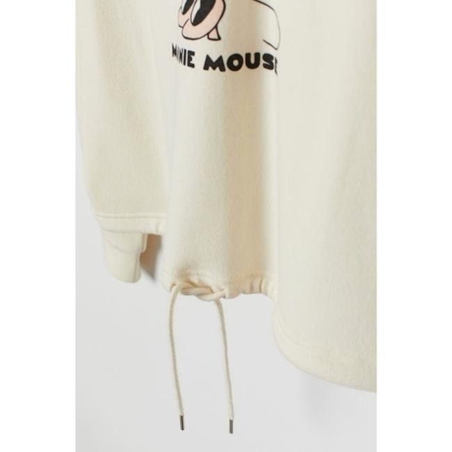 H&M H&M Ivory Minnie Mouse Hoodie Sweater Size XS / US 0-2 / IT 36-38 - 4 Thumbnail